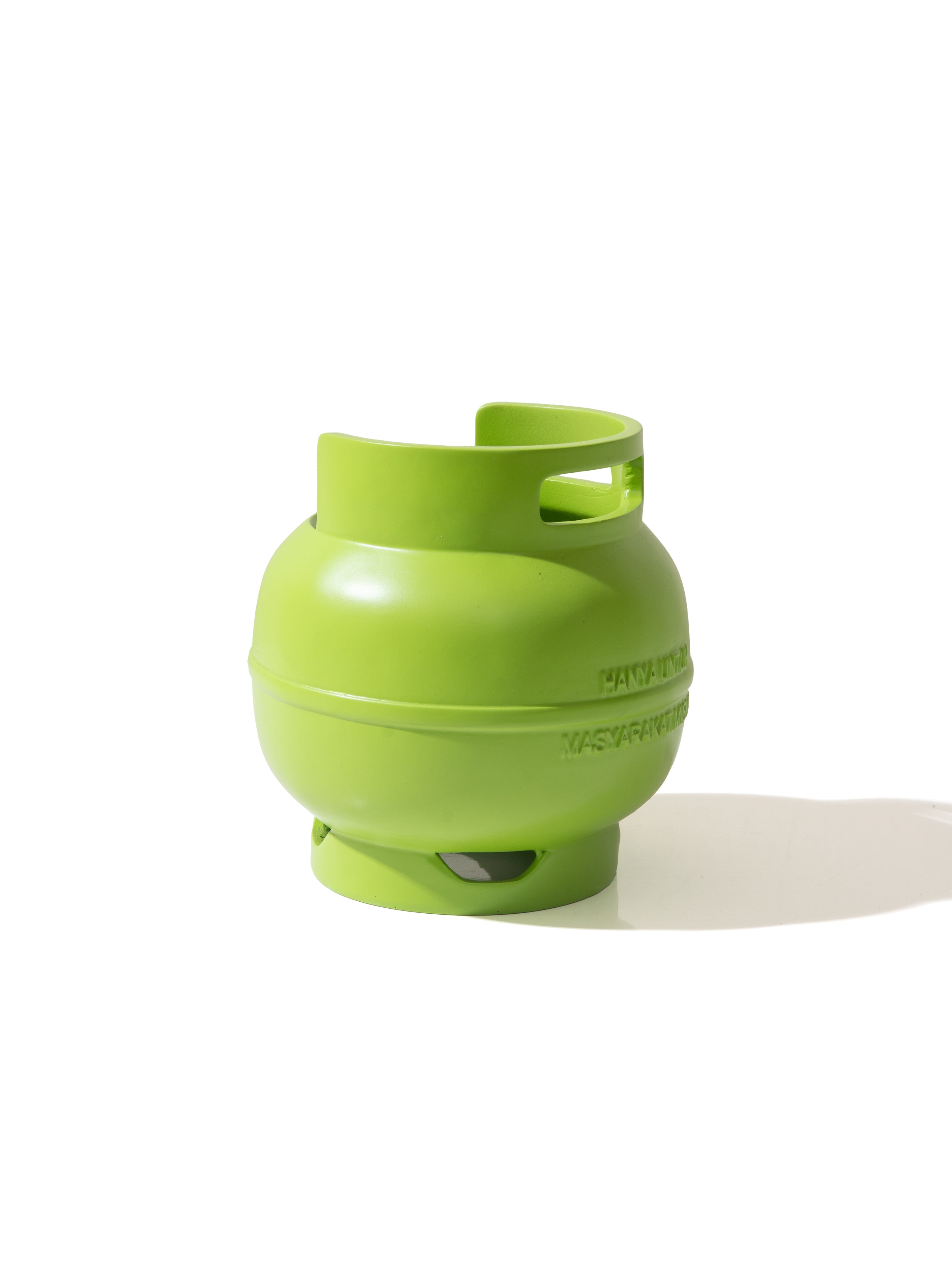 Randomly Found Souvenirs - Tabung Gas Pot Green