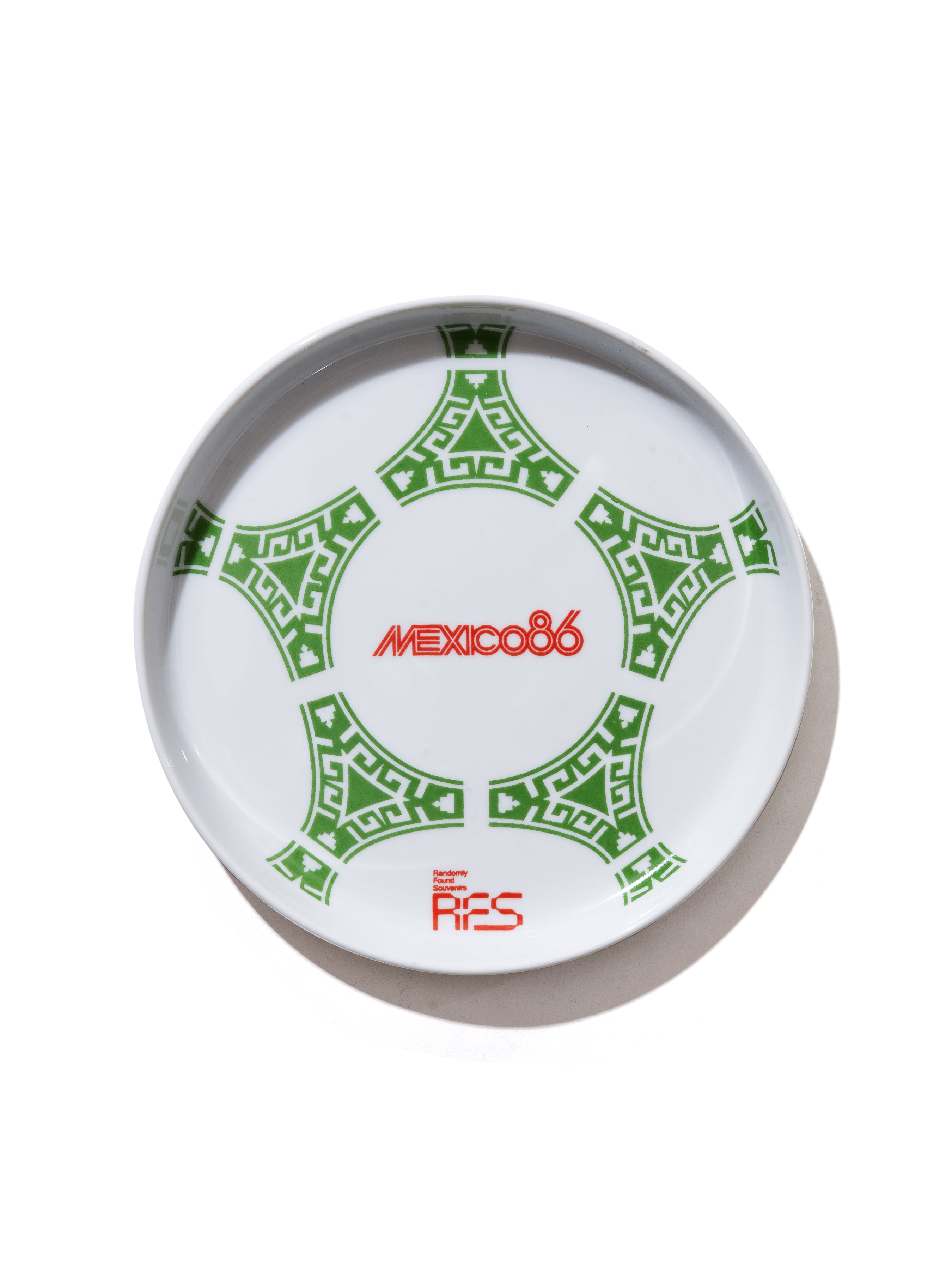 Randomly Found Souvenirs - Mexican White Plate