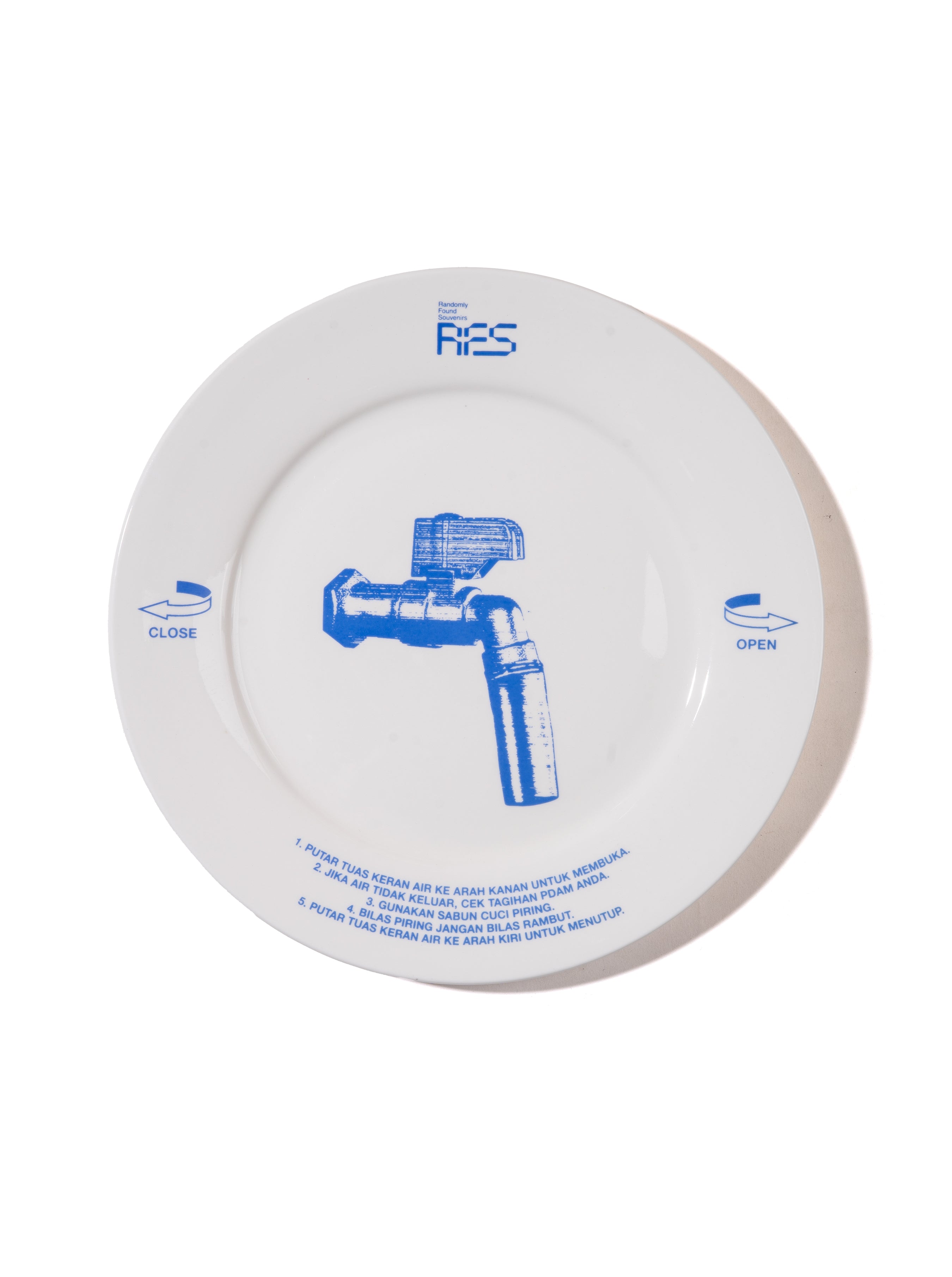 Randomly Found Souvenirs - Keran White Plate