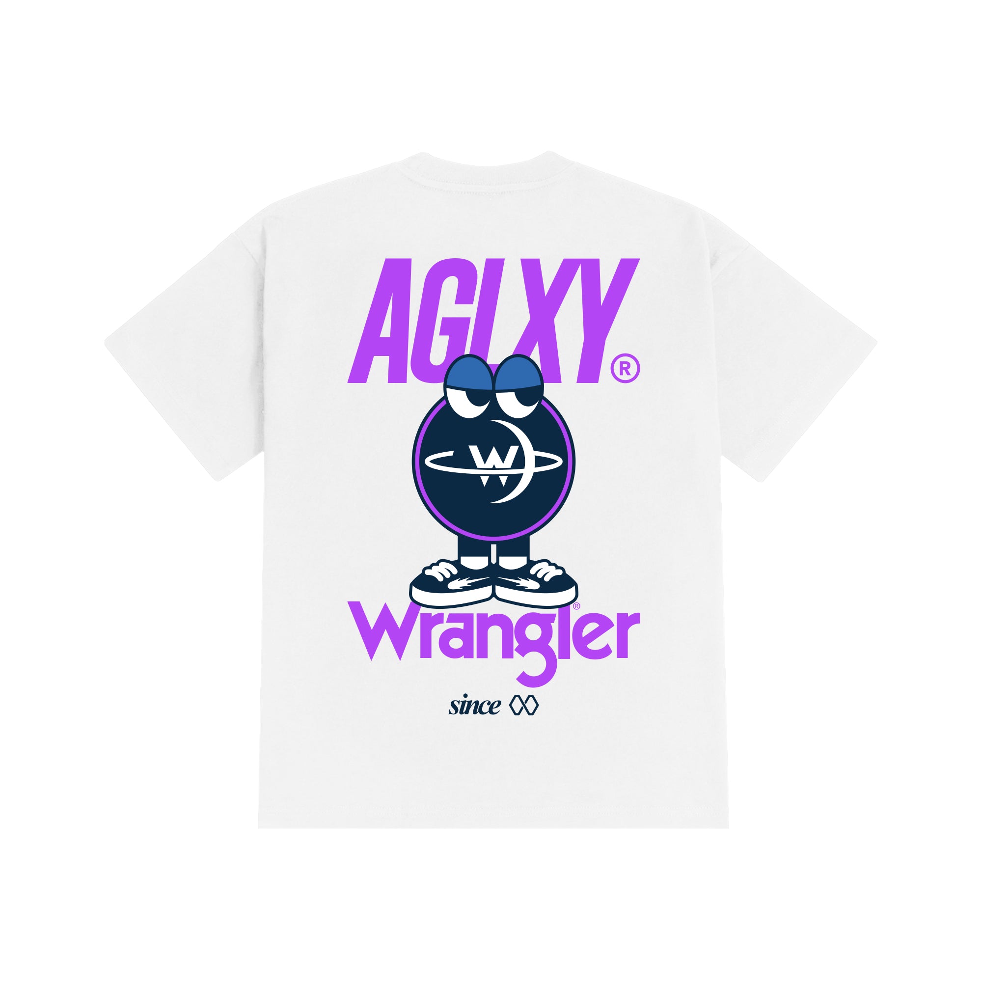 AGLXY x Wrangler Tee - White