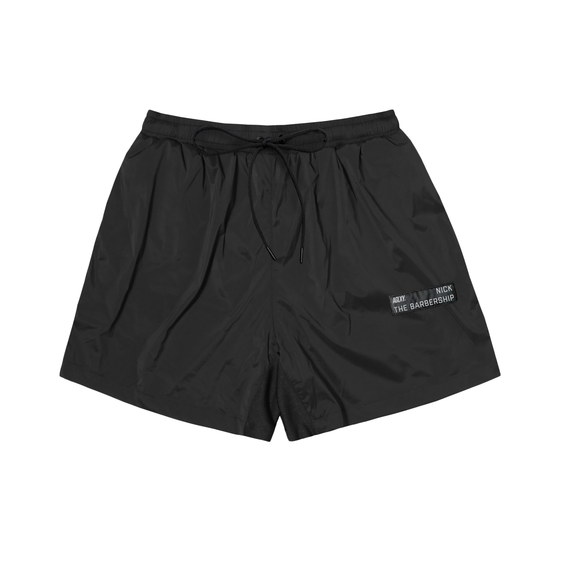 AGLXY x Nick The Barbership Shorts - Black