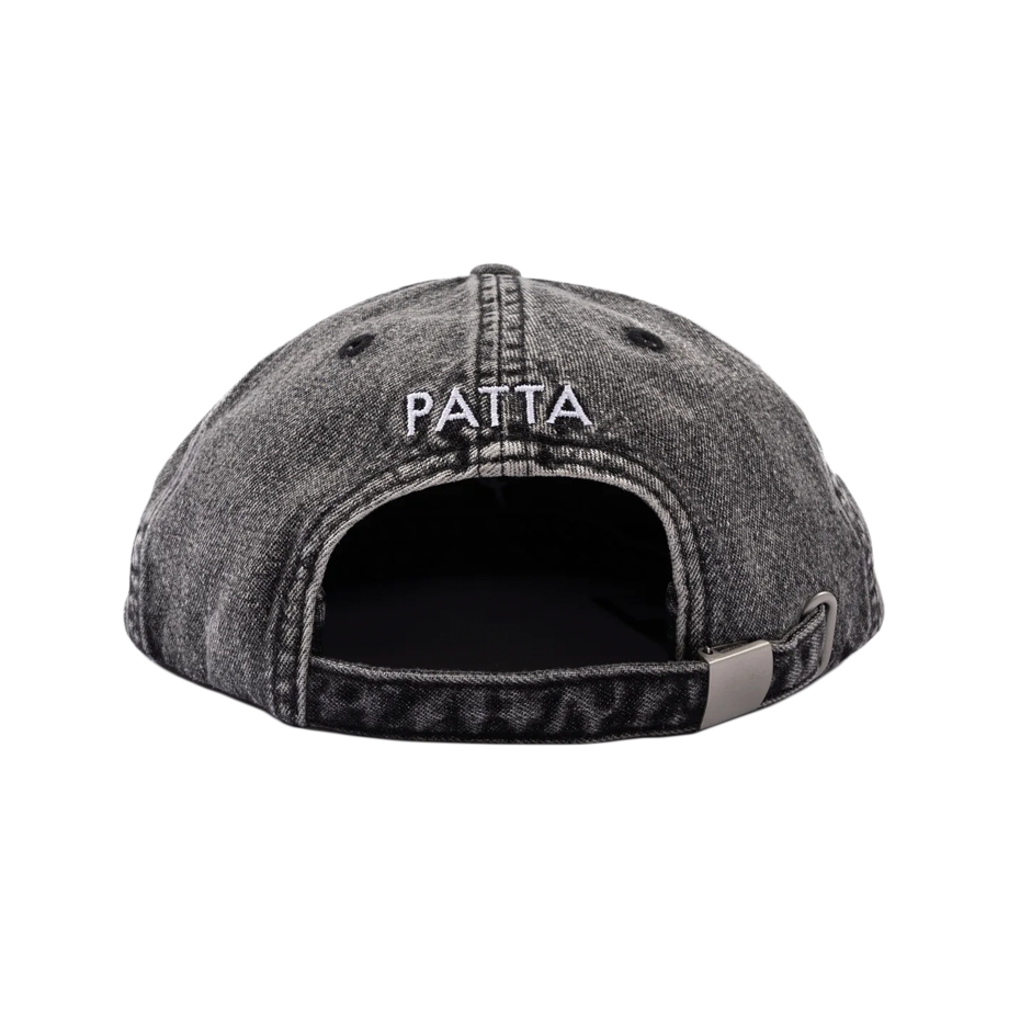 Patta Acid Wash Sports Cap - Black