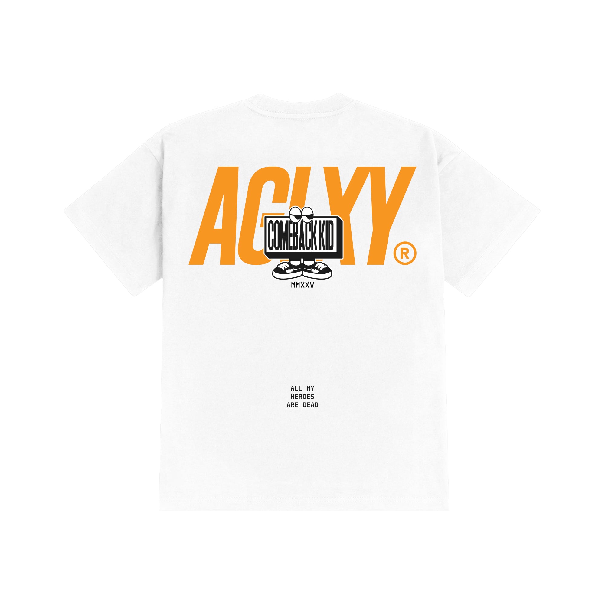 AGLXY x Comeback Kid T-shirt - White
