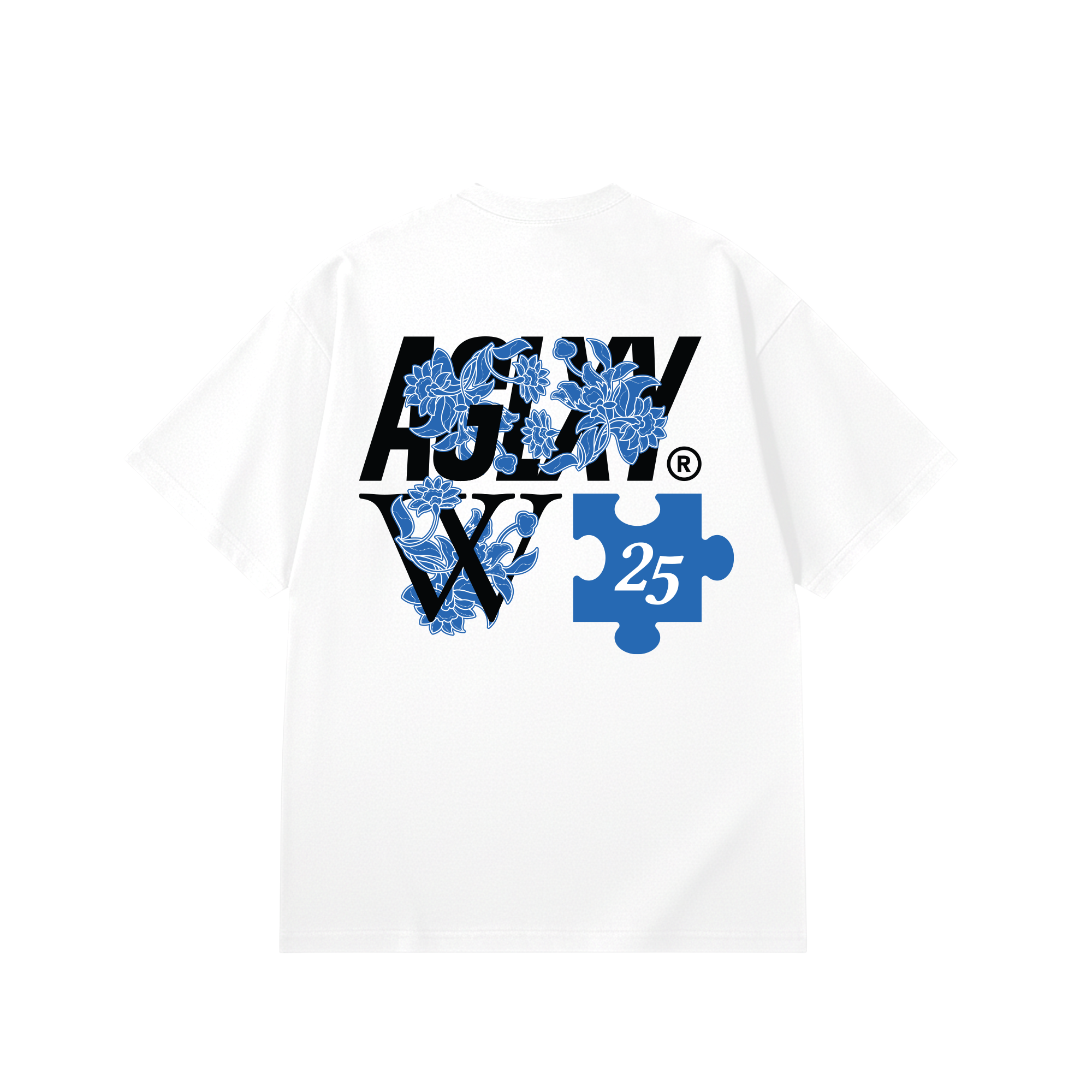 AGLXY x Wikipedia 25 T-shirt - White