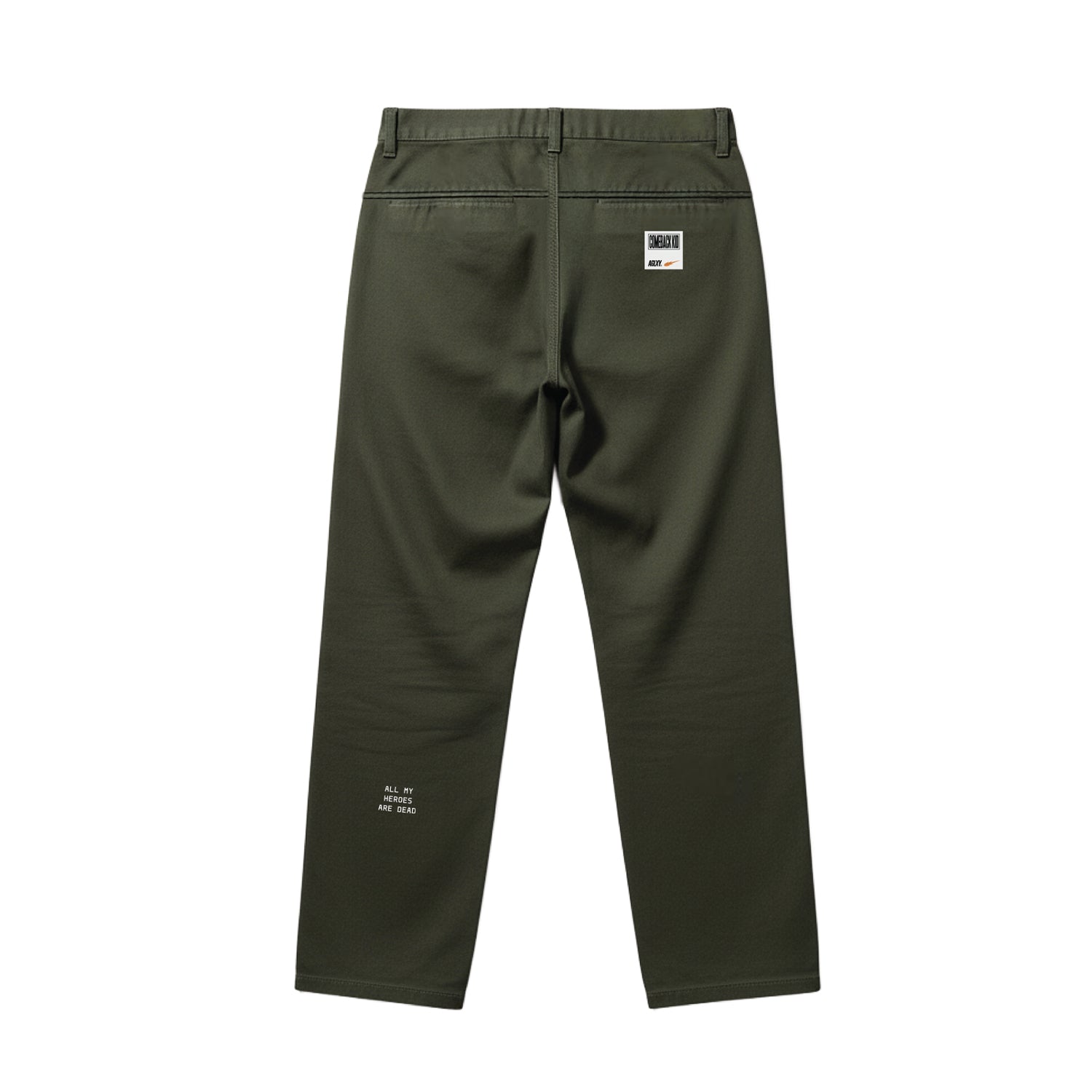 AGLXY x Comeback Kid Chino Pants - Olive Green