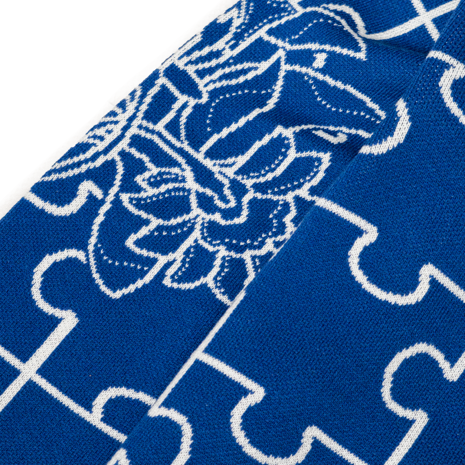 AGLXY x Wikipedia 25 Cardigan - Blue / White