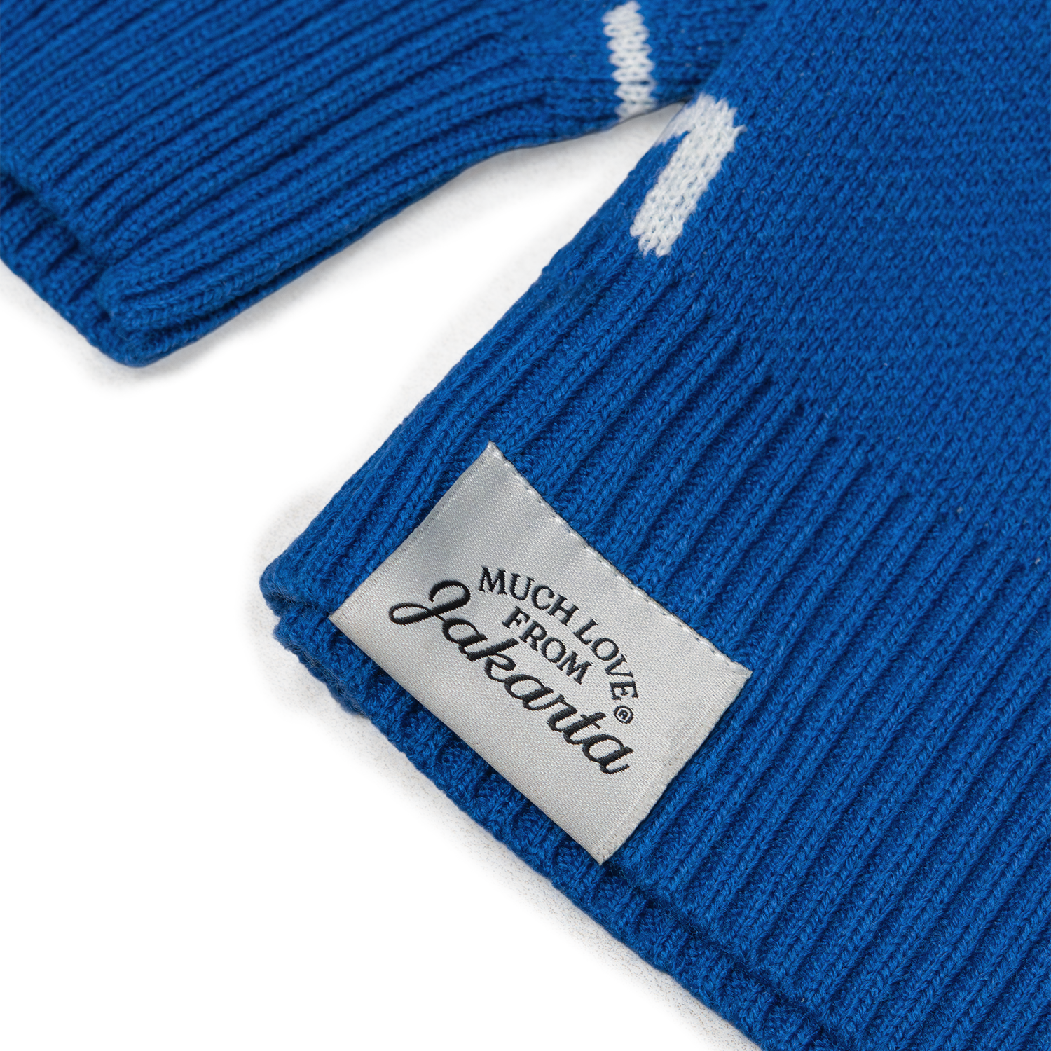 AGLXY x Wikipedia 25 Cardigan - Blue / White