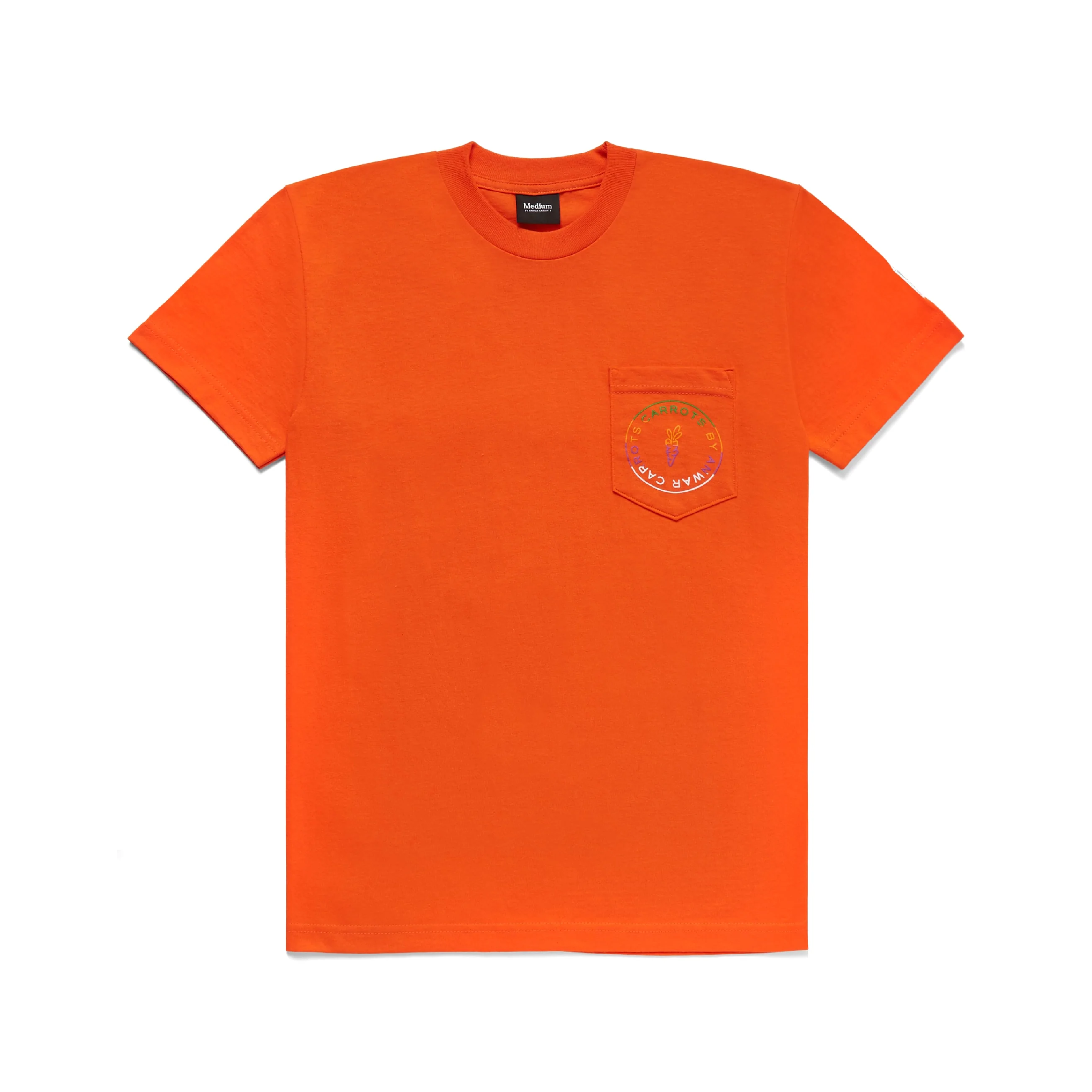 Carrots Circle Pocket Logo Tee - Orange
