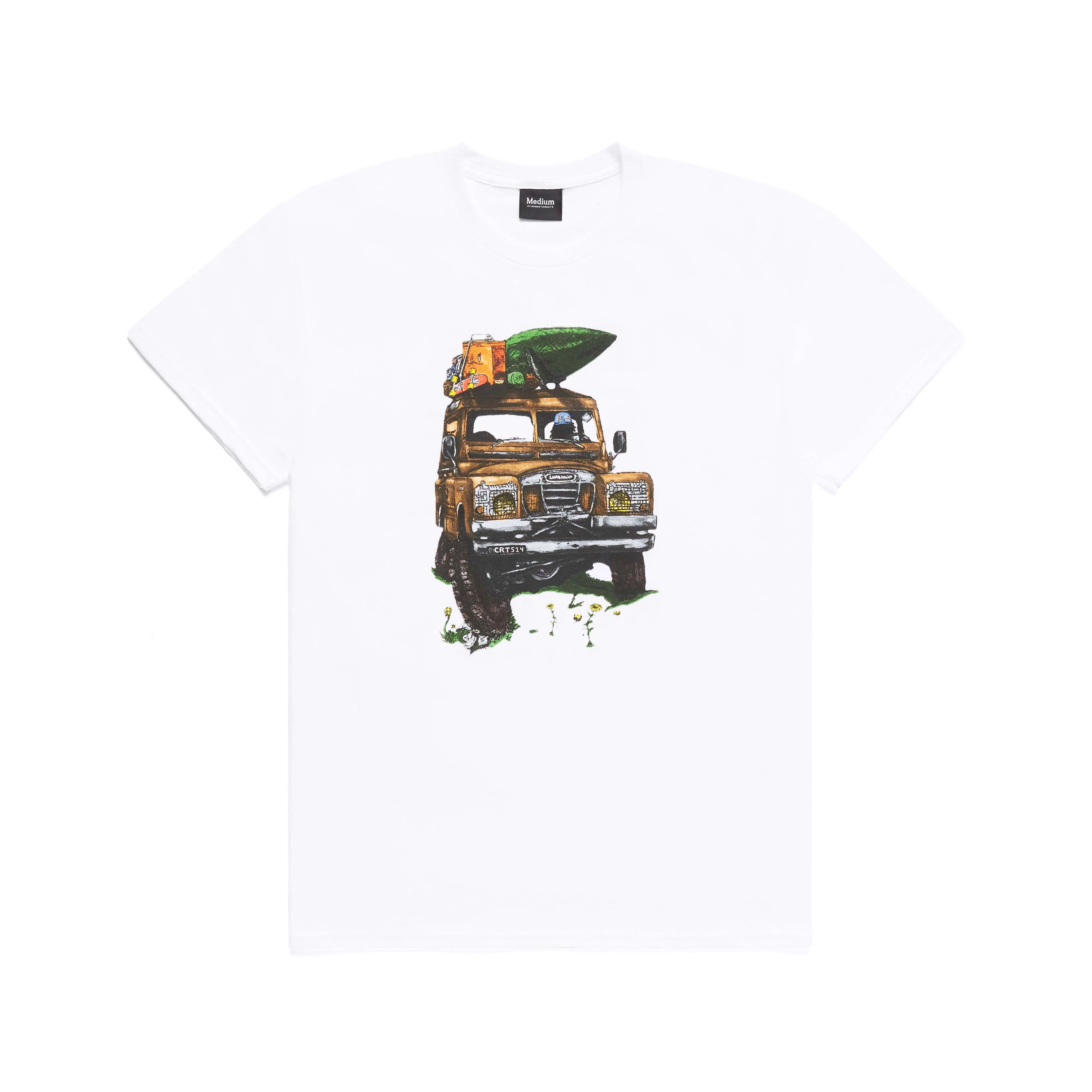 Rover Truck Tee - White