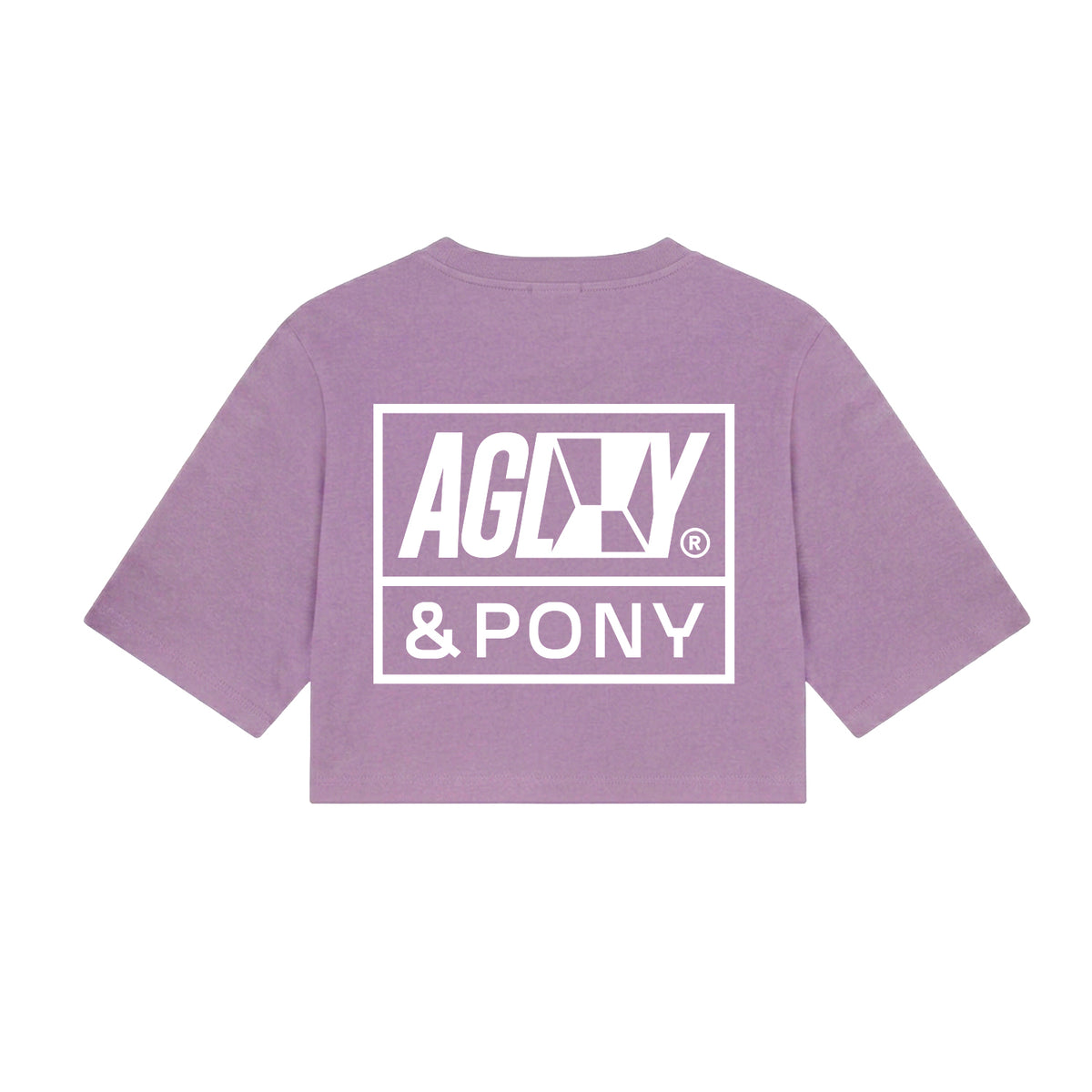 AGLXY x PONY Cropped Tee - Lavender