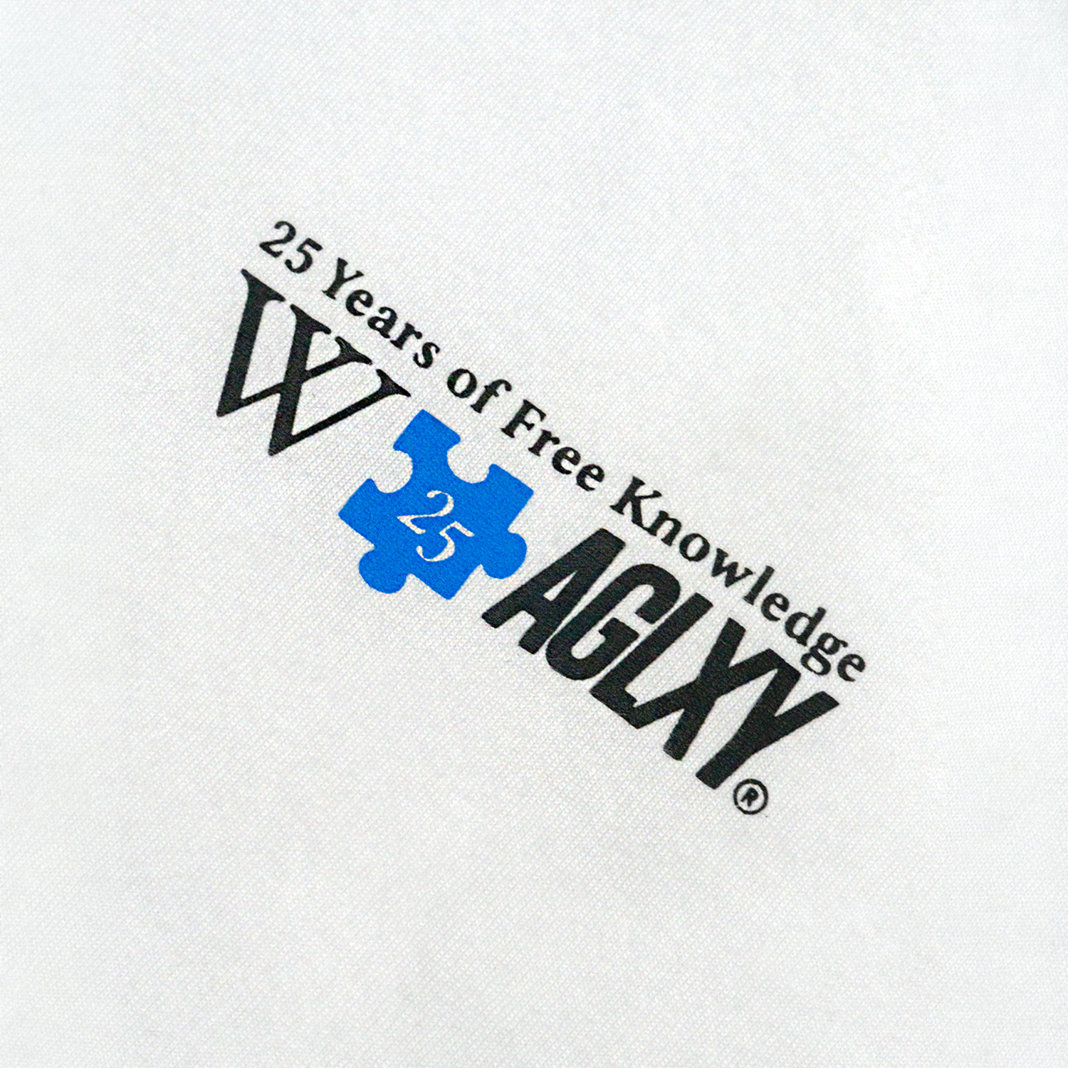 AGLXY x Wikipedia 25 T-shirt - White