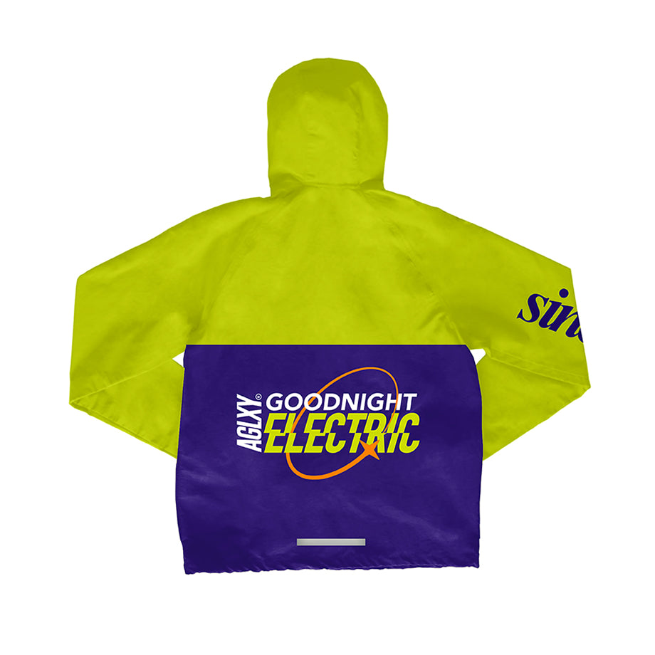 Rocketship Goes By Anorak - Lime / Blue