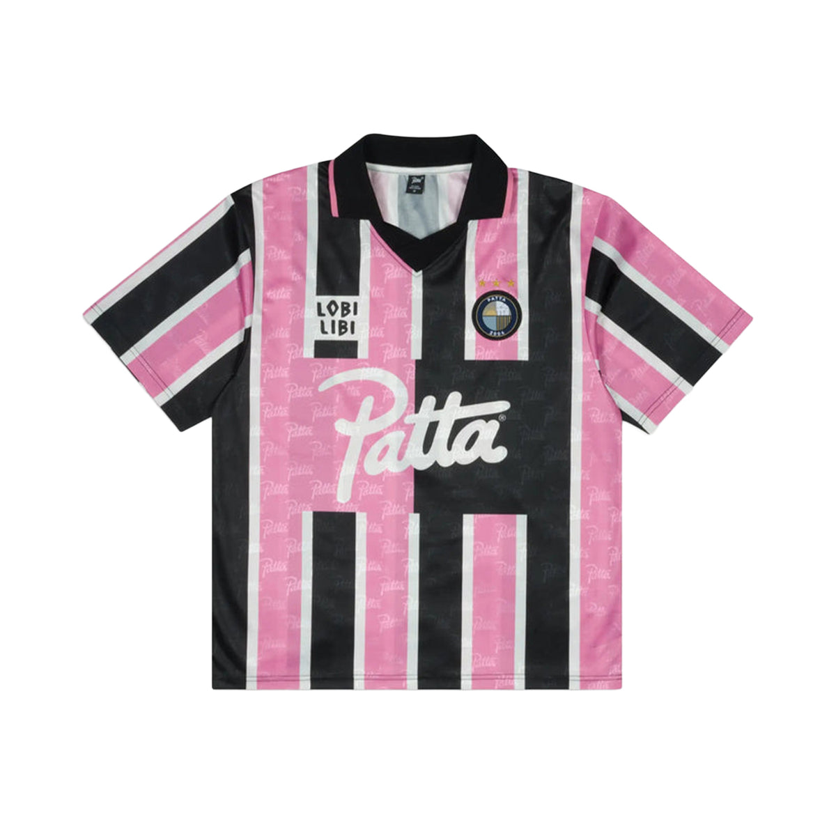 Patta Stripe Football Jersey - Begonia Pink