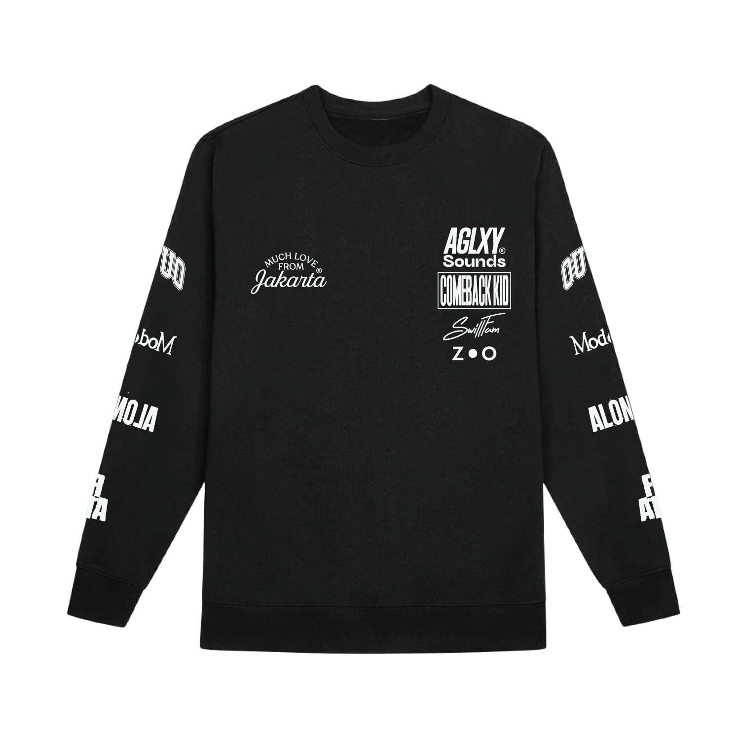 AGLXY x Comeback Kid Event Tee LS - Black