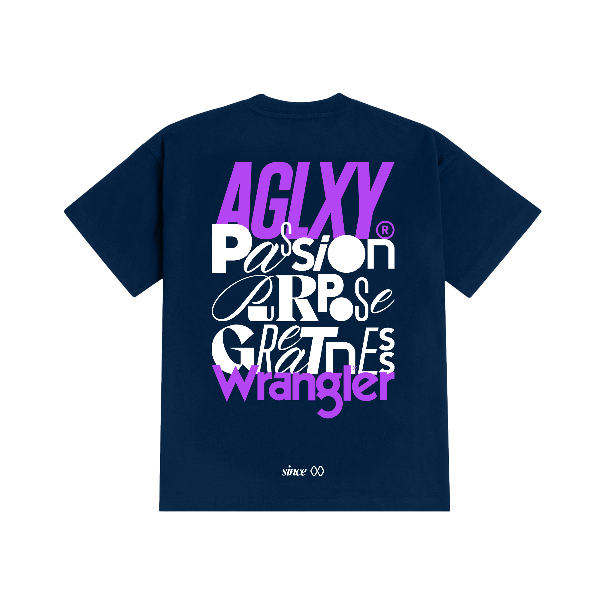 Passion Purpose Greatness Tee - Navy blue