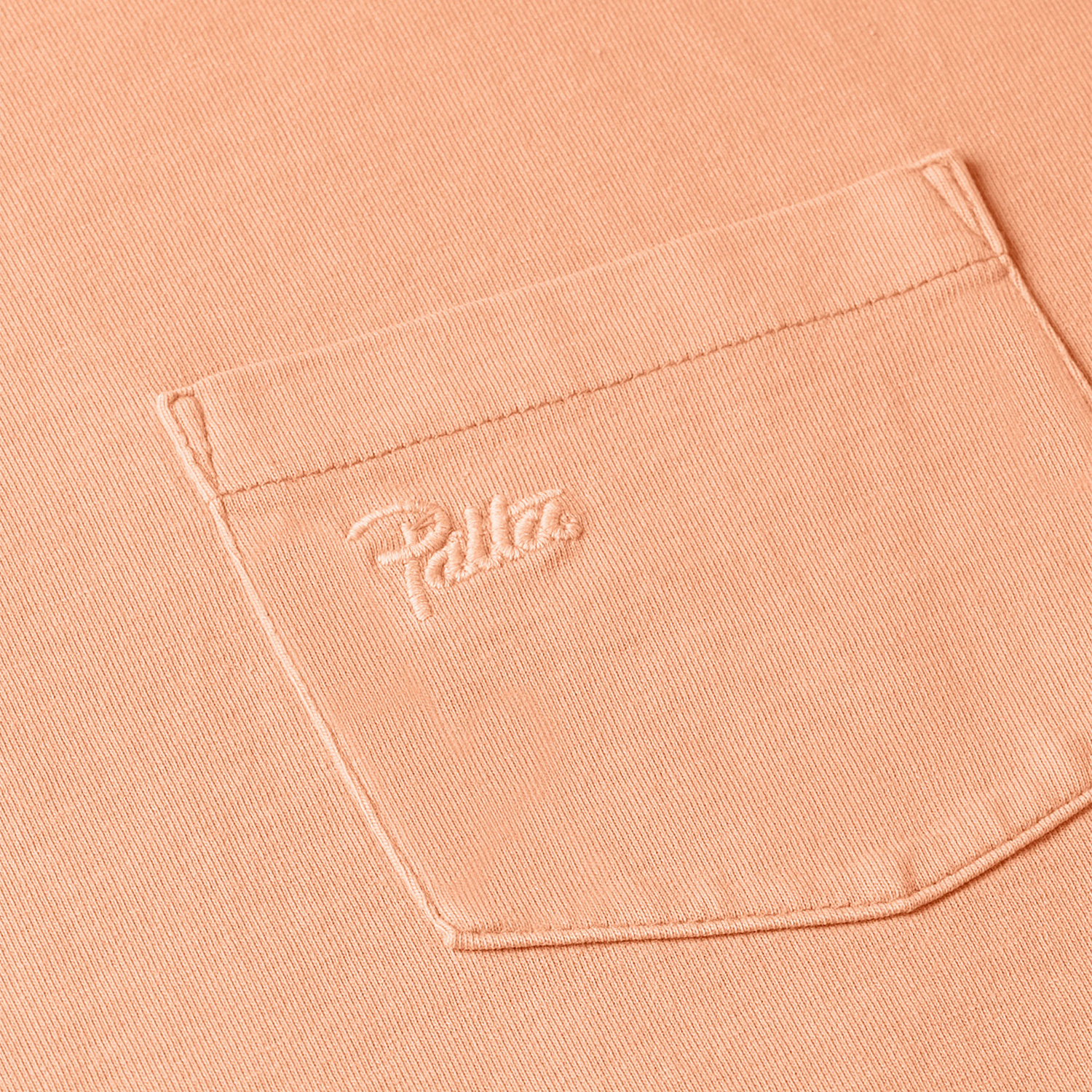 Patta Basic Washed Pocket T-Shirt - Melon