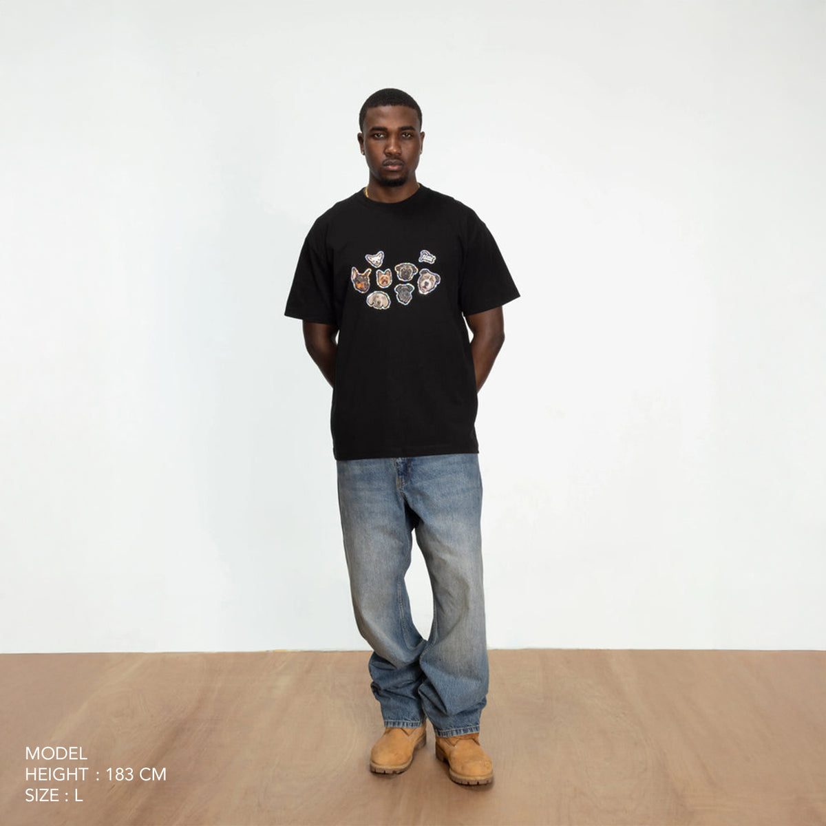Patta Dogs T-Shirt - Black