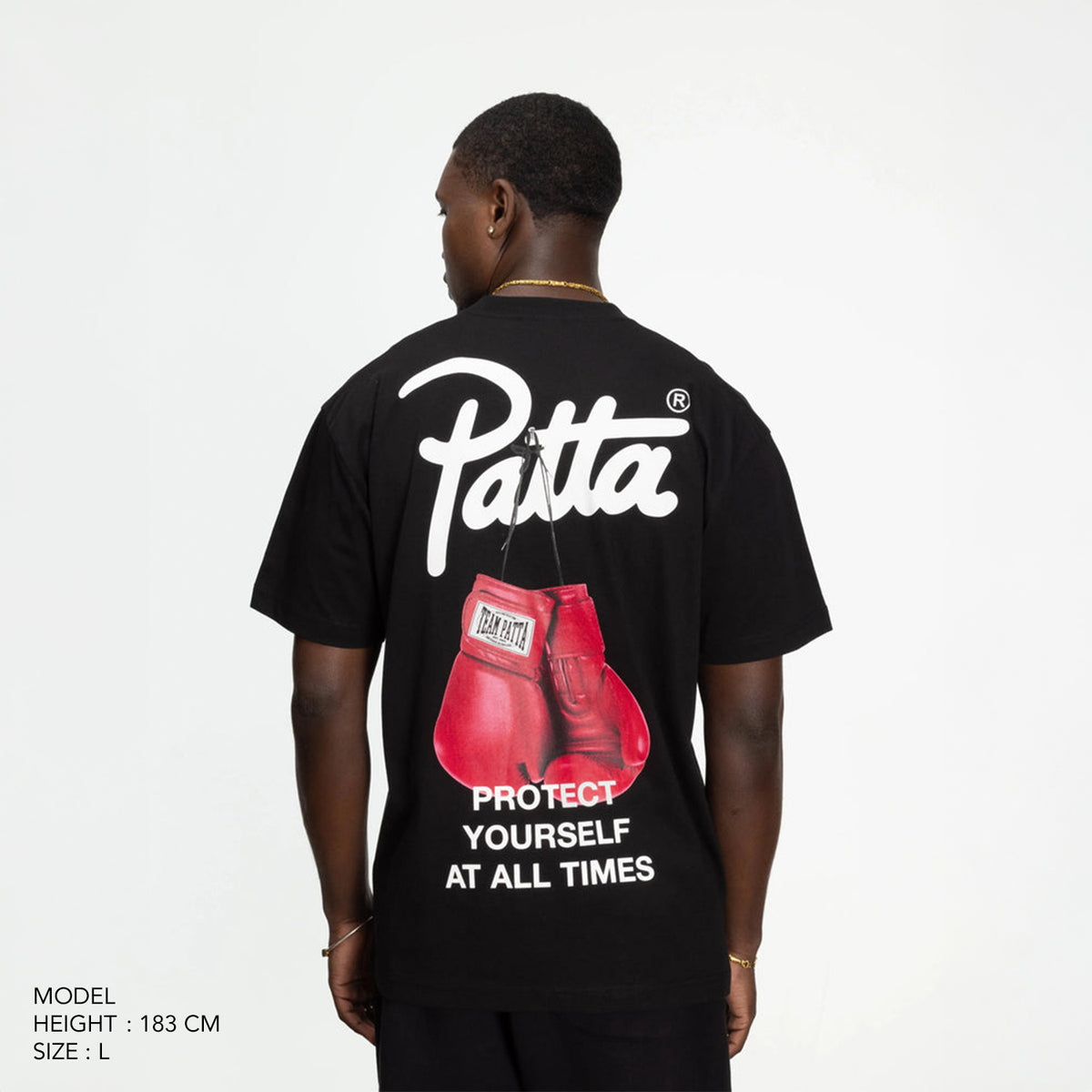 Patta Protect Yourself T-Shirt - Black