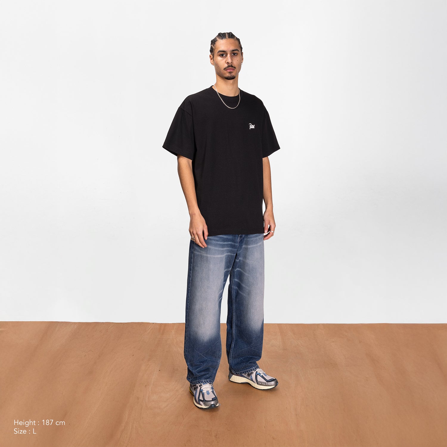 Patta Script Logo T-Shirt - Black