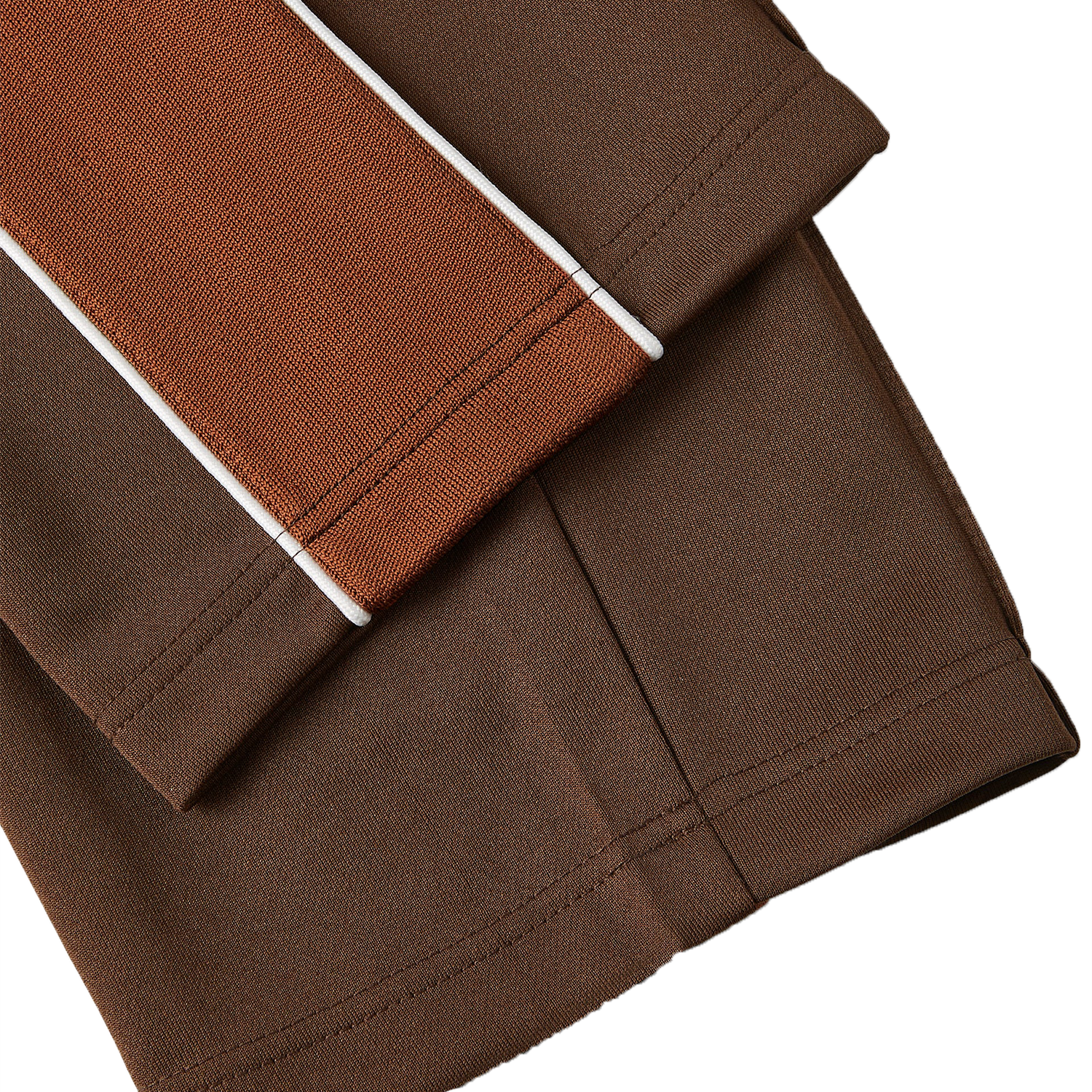 Patta Tricot Straight Track Pants - Chestnut