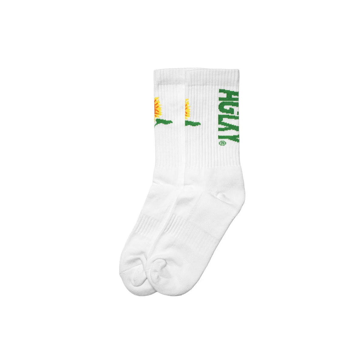 AGLXY Sunflower Socks 022 - White