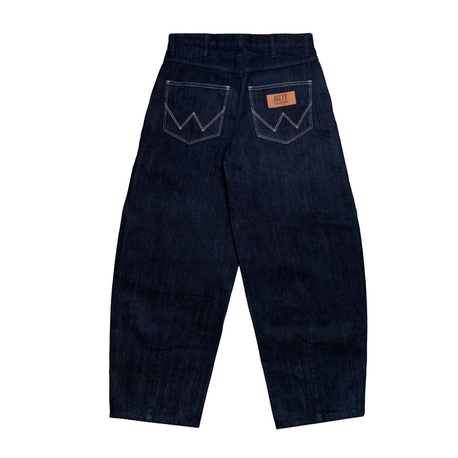 AGLXY x Wrangler Barrel Jeans - Indigo blue
