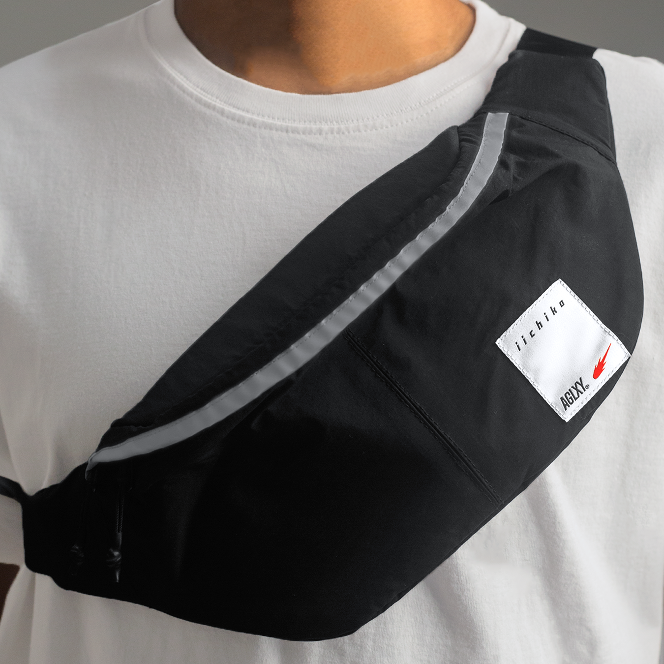 AGLXY for iichiko Waist bag - Black