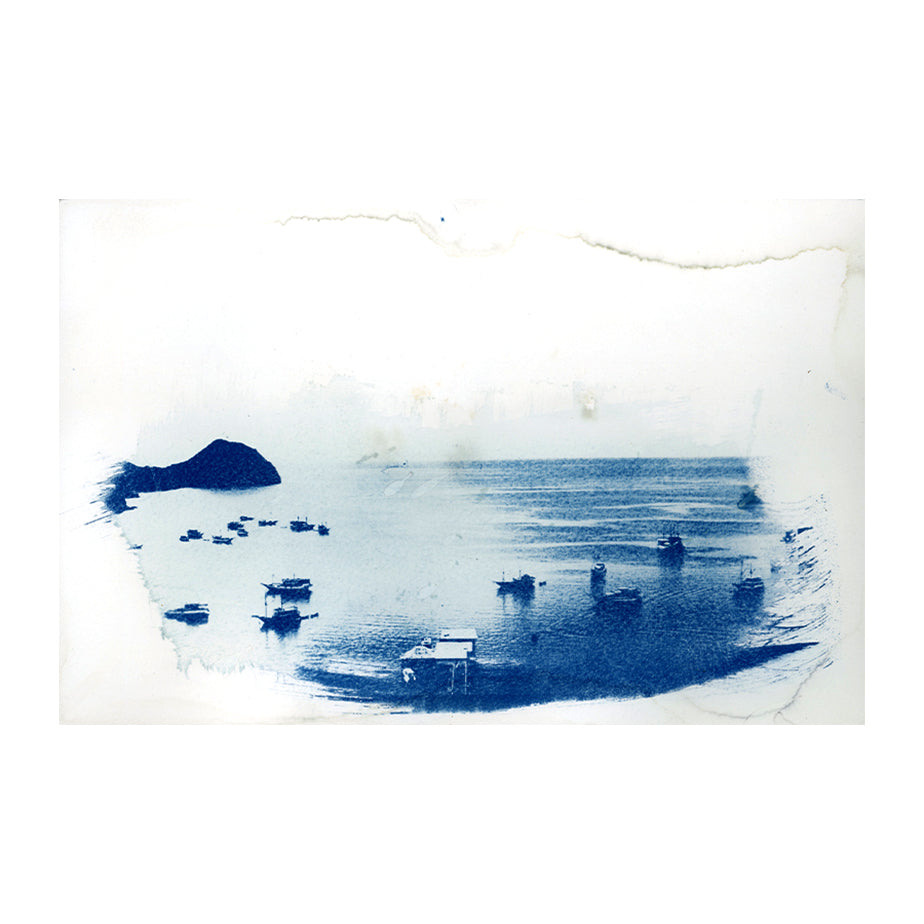 Aglxy x Blue : Cyanotype Print A5