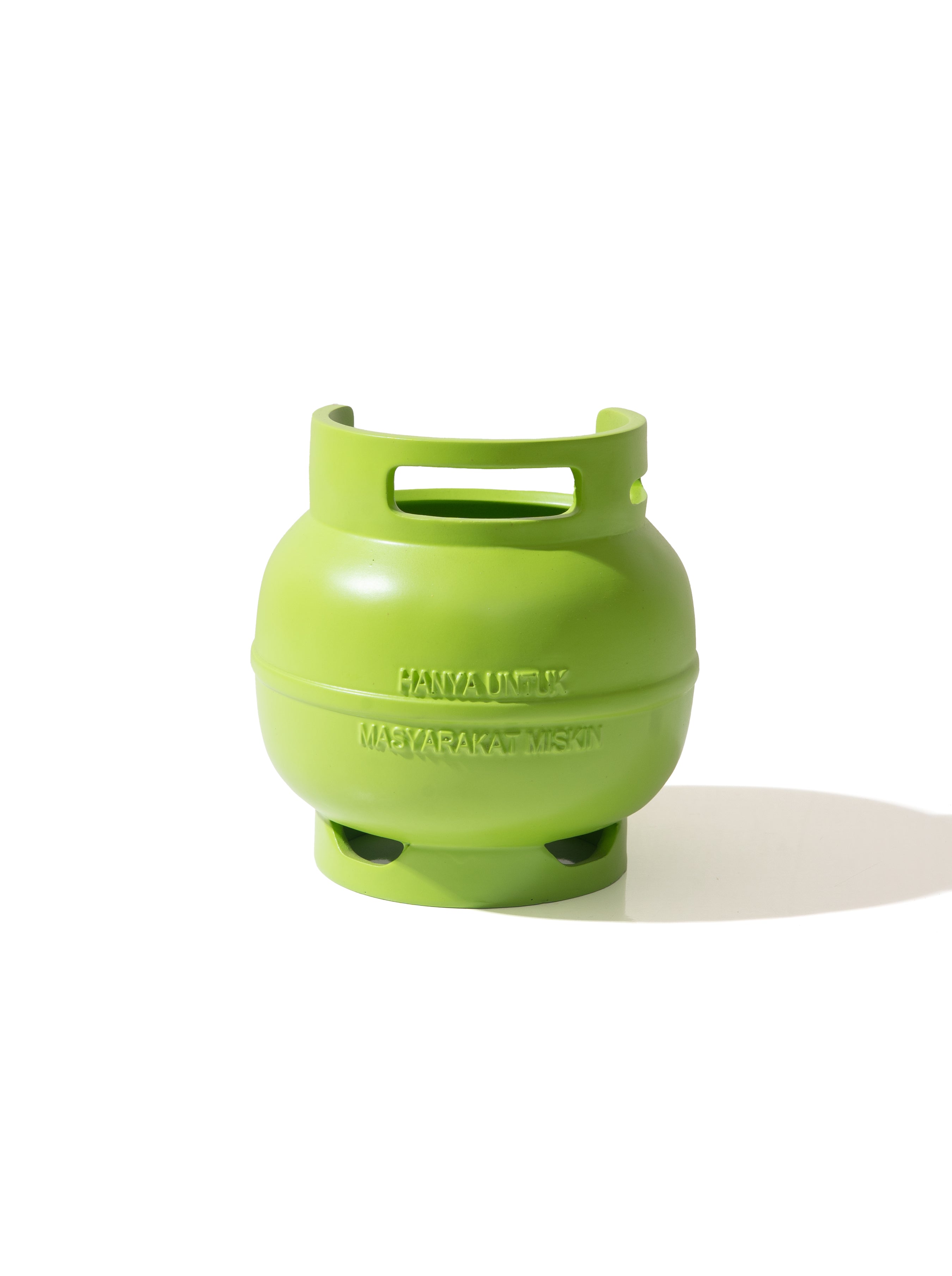 Randomly Found Souvenirs - Tabung Gas Pot Green