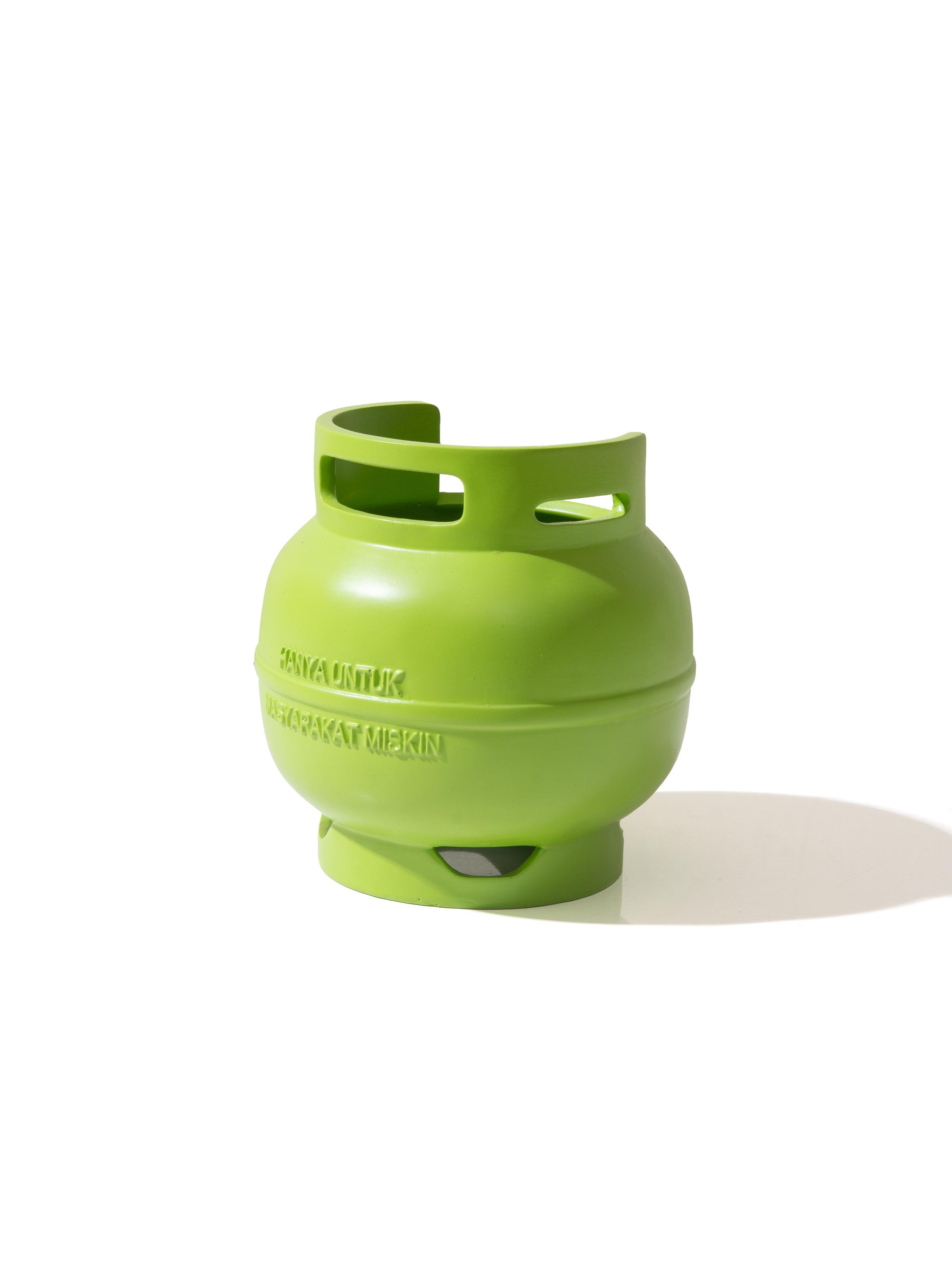 Randomly Found Souvenirs - Tabung Gas Pot Green