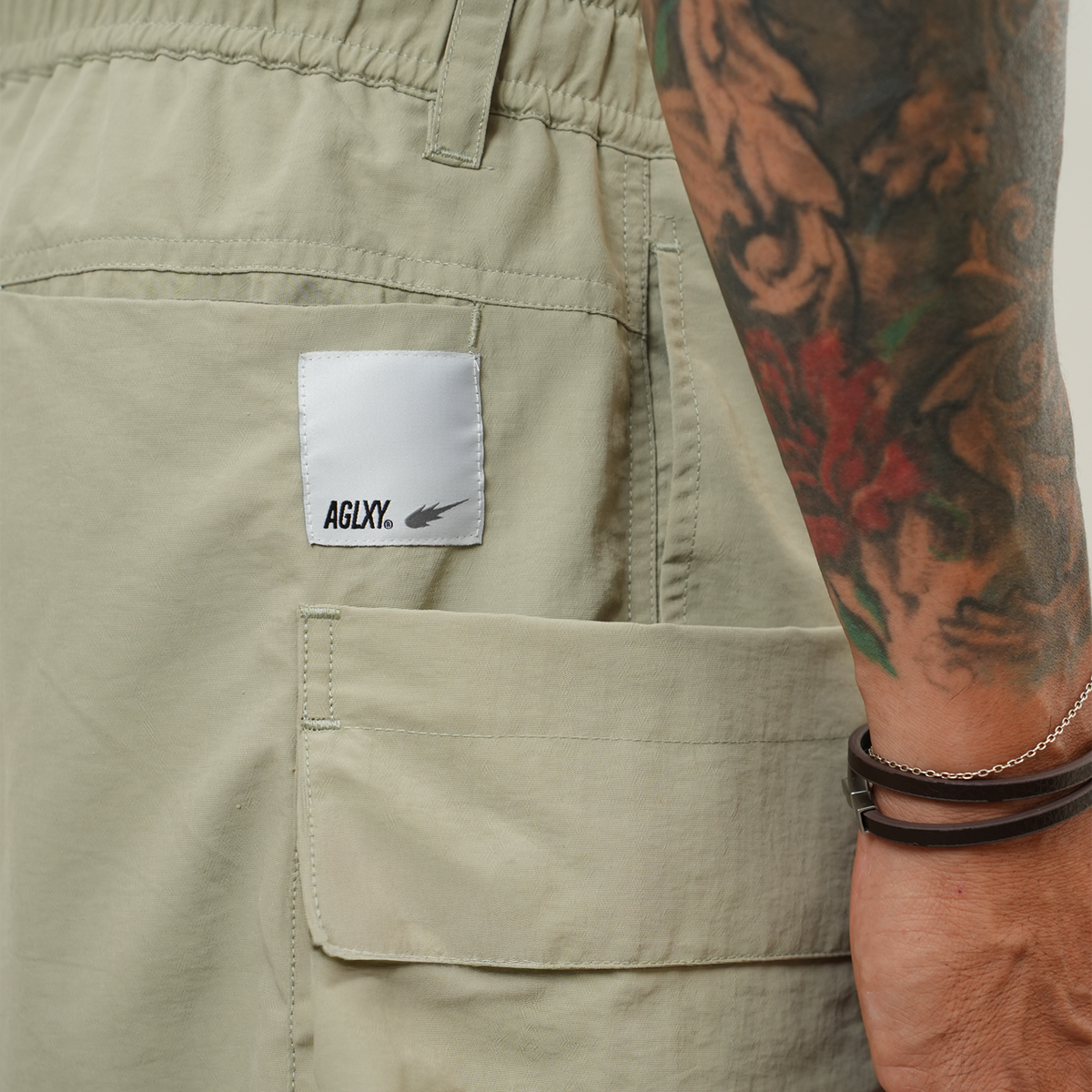 Utility 7 Pocket Nylon Shorts 022 - Granite Green