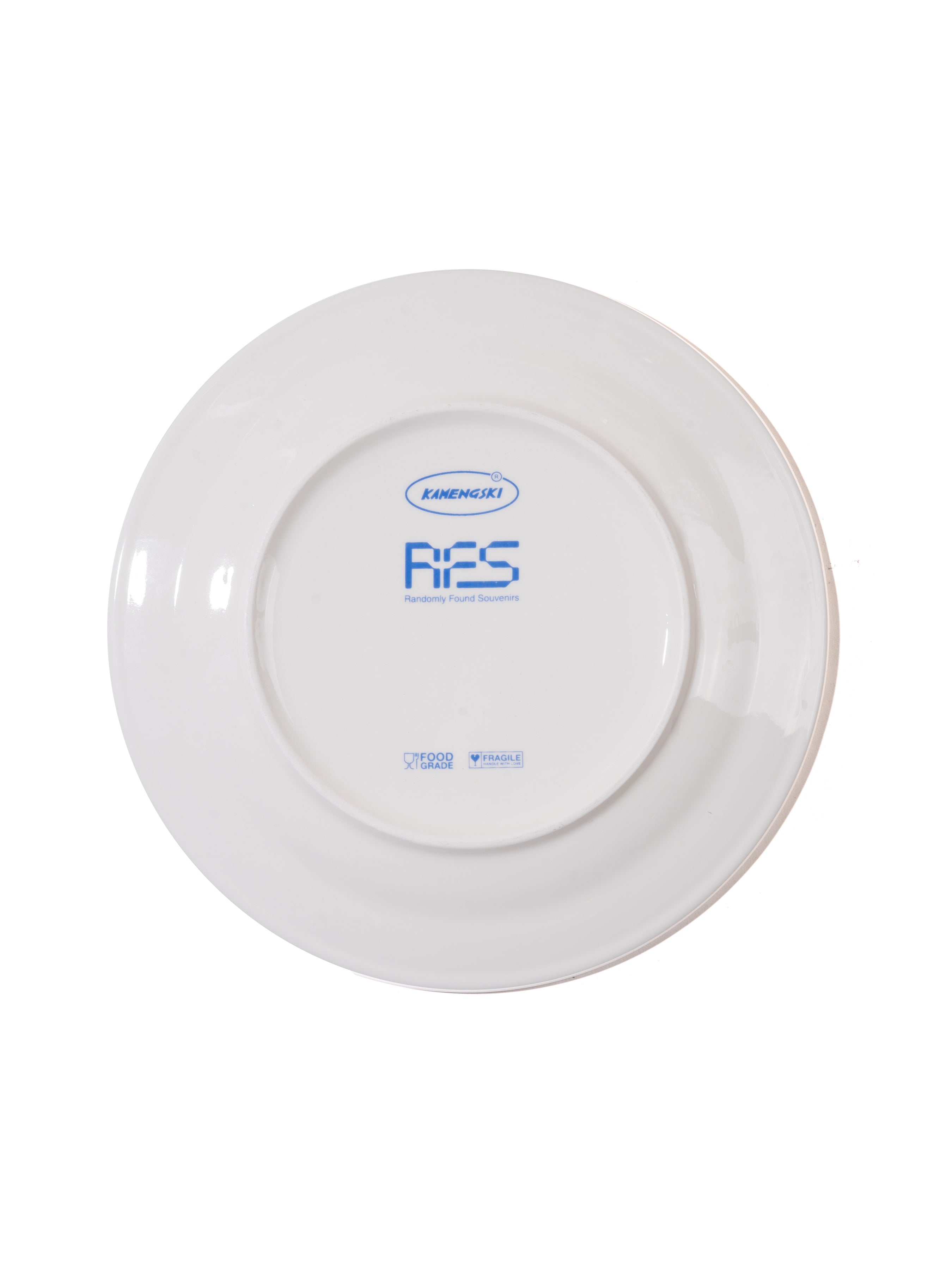 Randomly Found Souvenirs - Keran White Plate