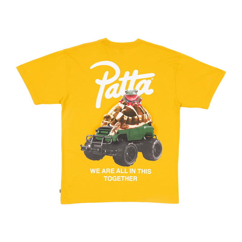 Patta Animal T-Shirt - Old Gold