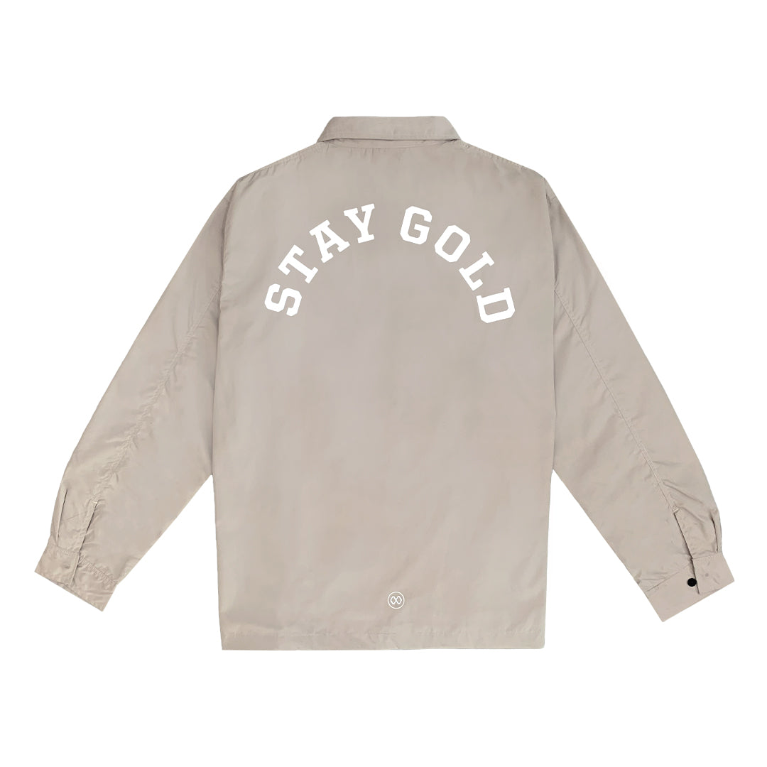 BG x AGLXY Coach Jacket - Beige