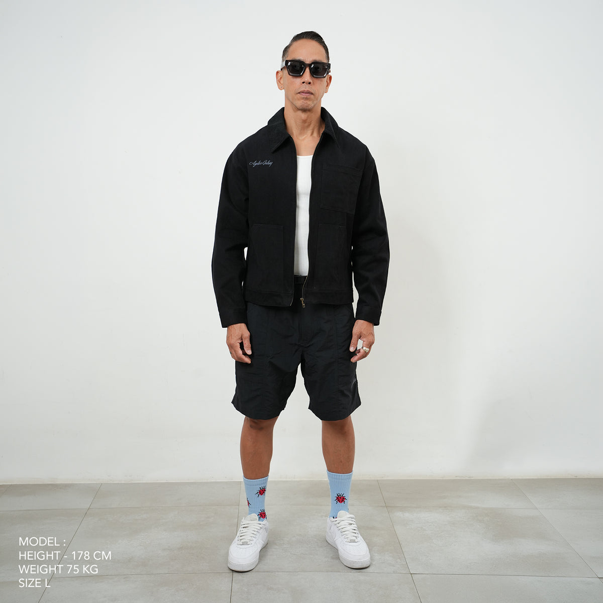AGLXY Canvas Jacket 022 - Black