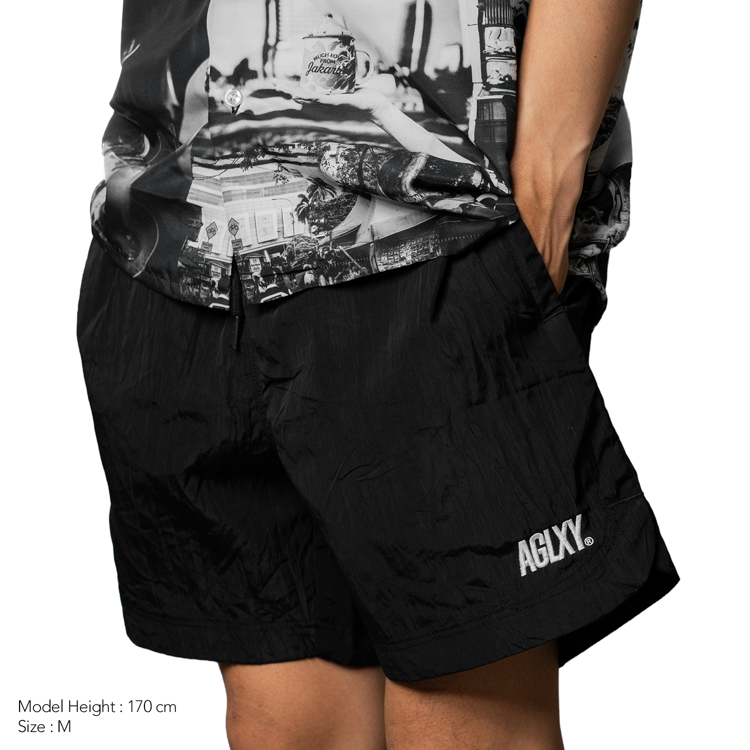 Much Love From Jakarta Shorts - Black