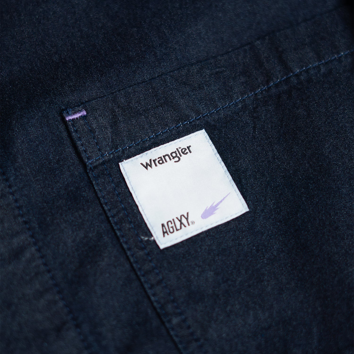 AGLXY x Wrangler Denim Shirt - Indigo blue