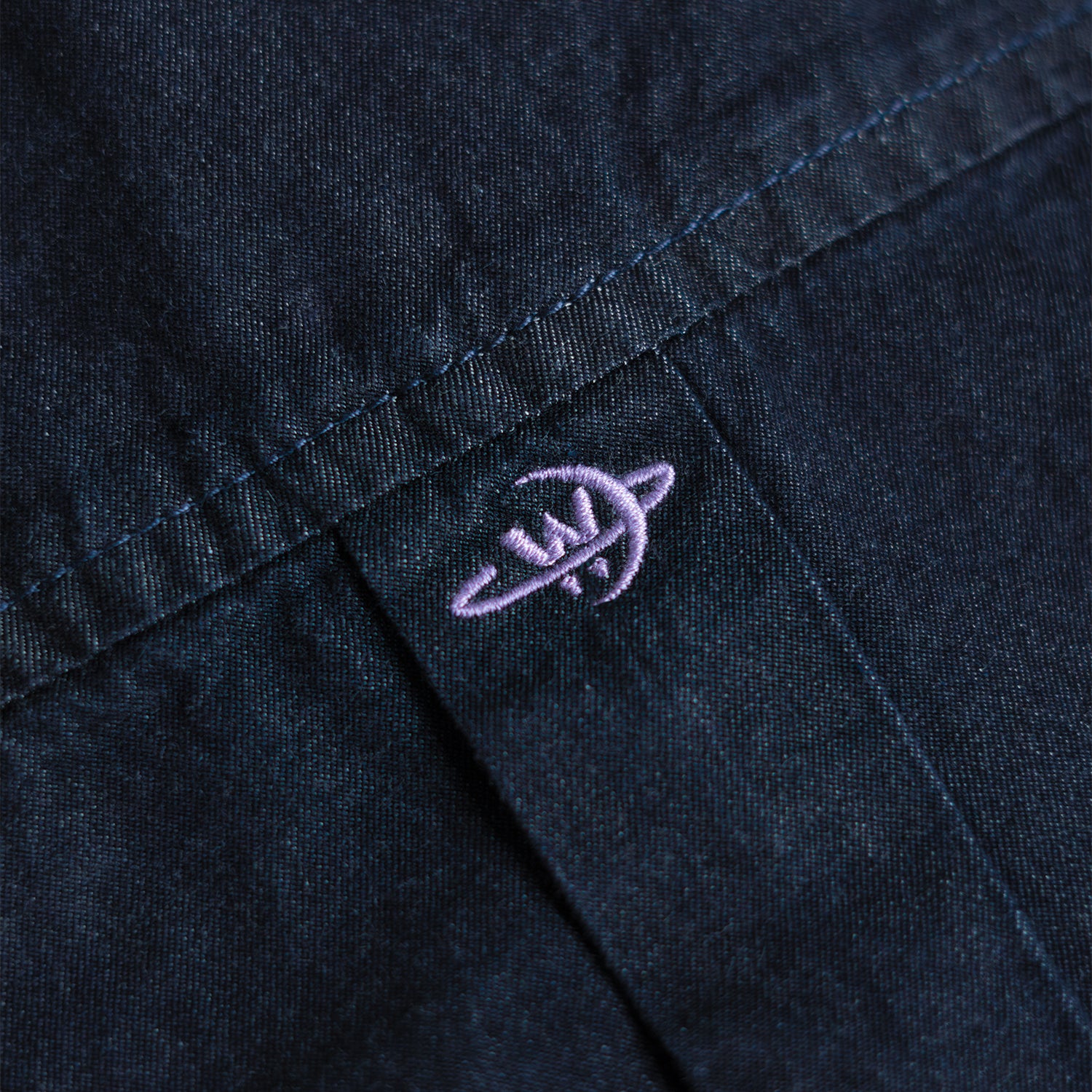 AGLXY x Wrangler Denim Shirt - Indigo blue