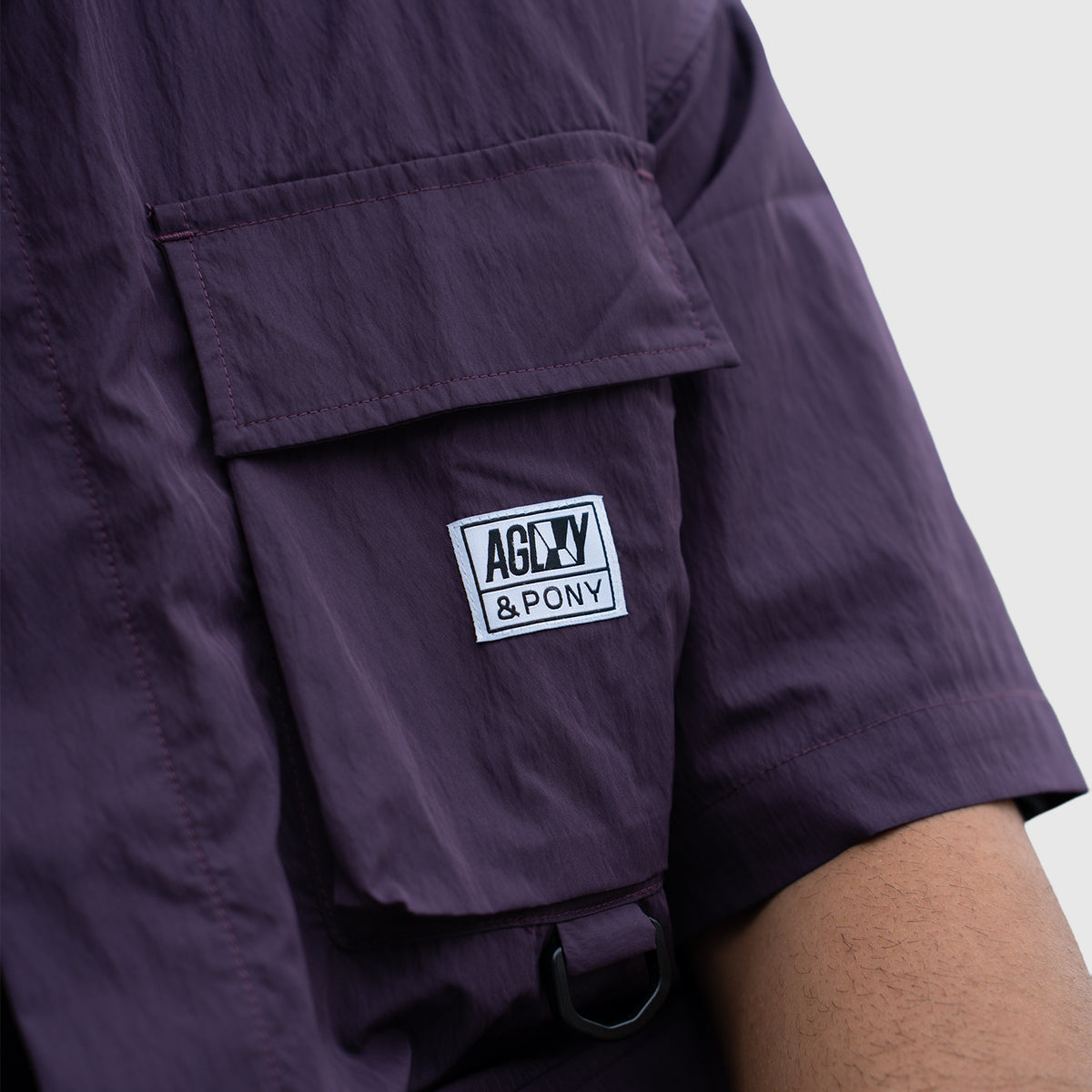 AGLXY x PONY Tactical Shirt - Deep Purple