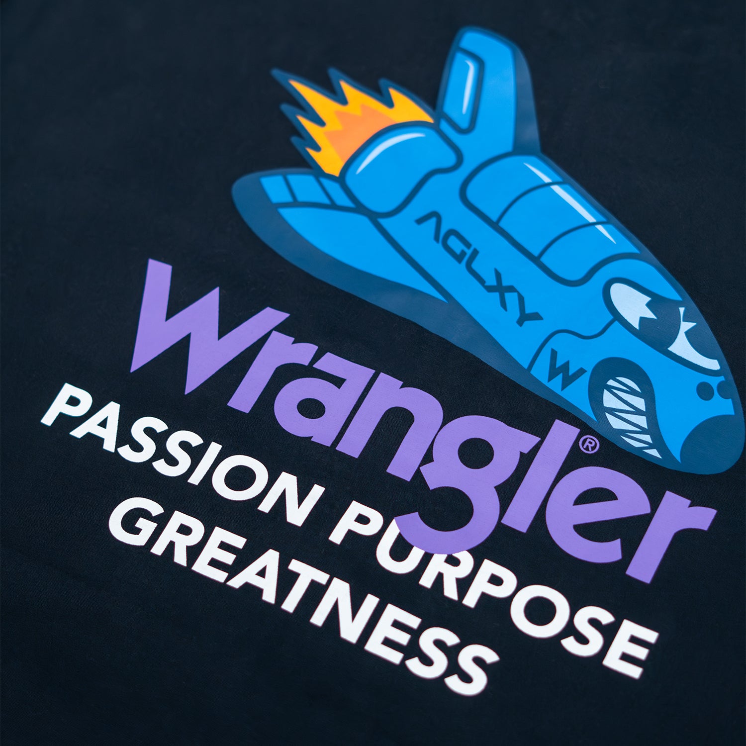 AGLXY x Wrangler Zip Work Shirt - Navy blue