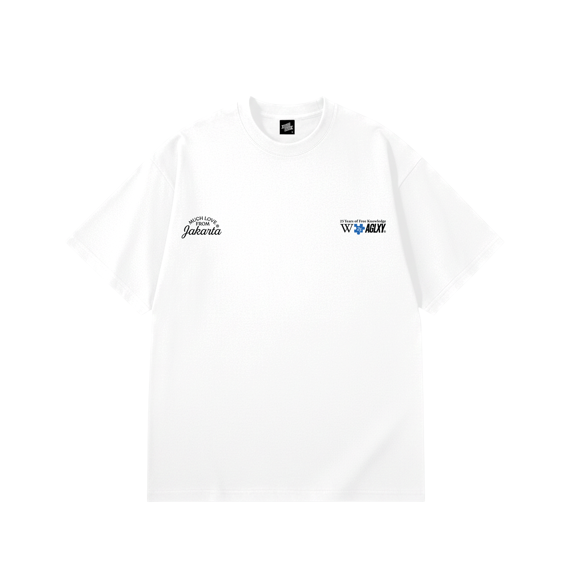 AGLXY x Wikipedia 25 T-shirt - White