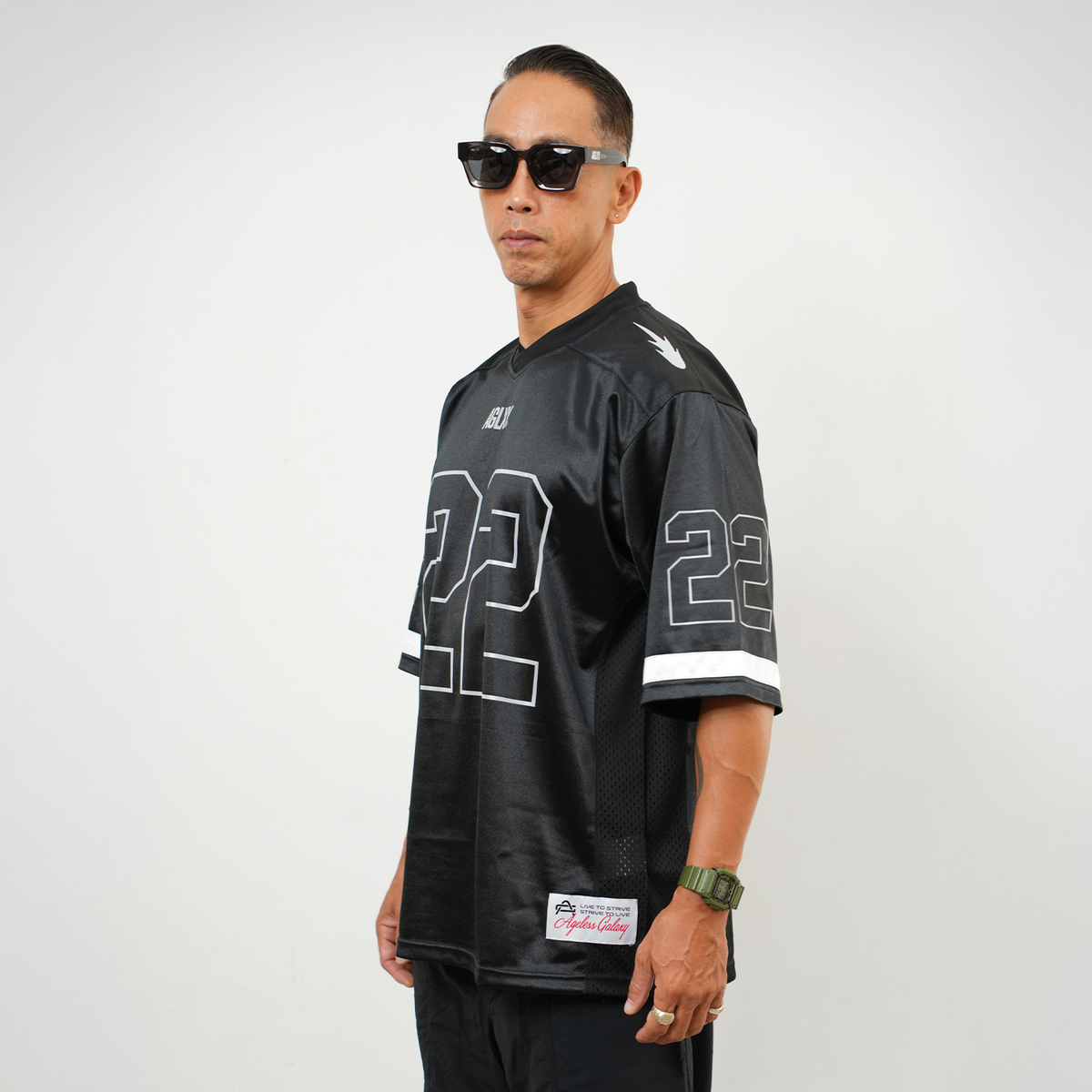AGLXY Football Jersey 022 – Black