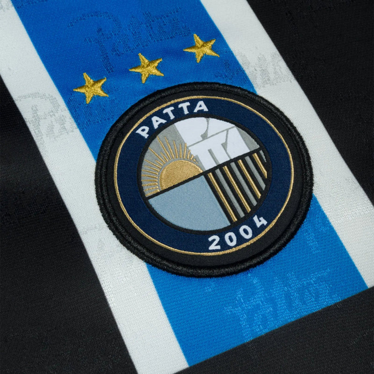 Patta Stripe Football Jersey - French Blue