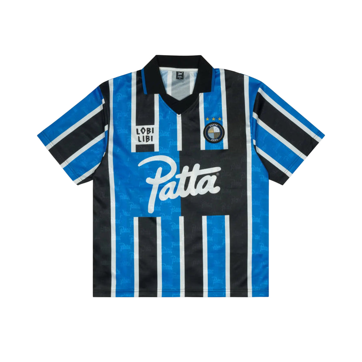 Patta Stripe Football Jersey - French Blue