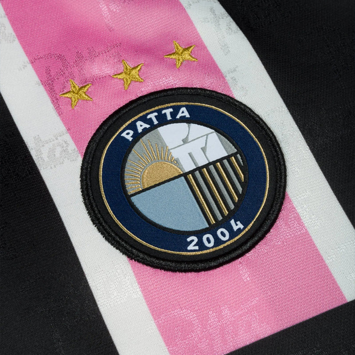 Patta Stripe Football Jersey - Begonia Pink