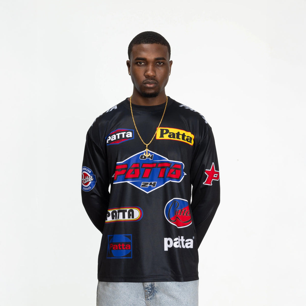 Patta Sponsor Jersey Longsleeve - Moonless Night