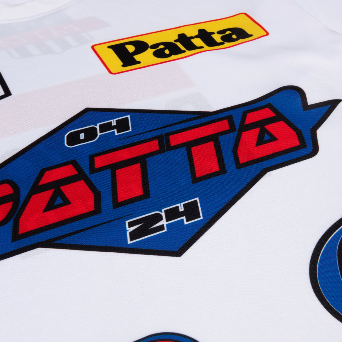 Patta Sponsor Jersey Longsleeve - White