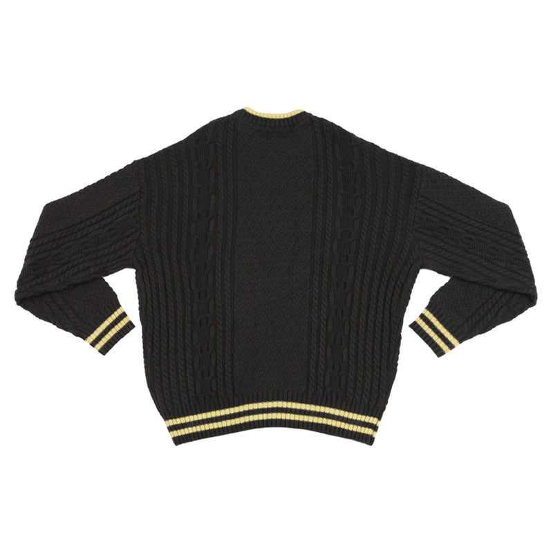 Patta Loves You Cable Knitted Sweater - Beetle