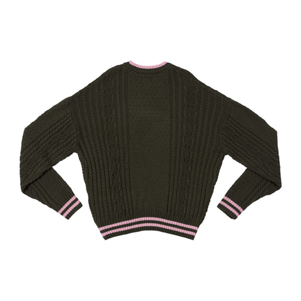 Patta Loves You Cable Knitted Sweater - Pirate Black