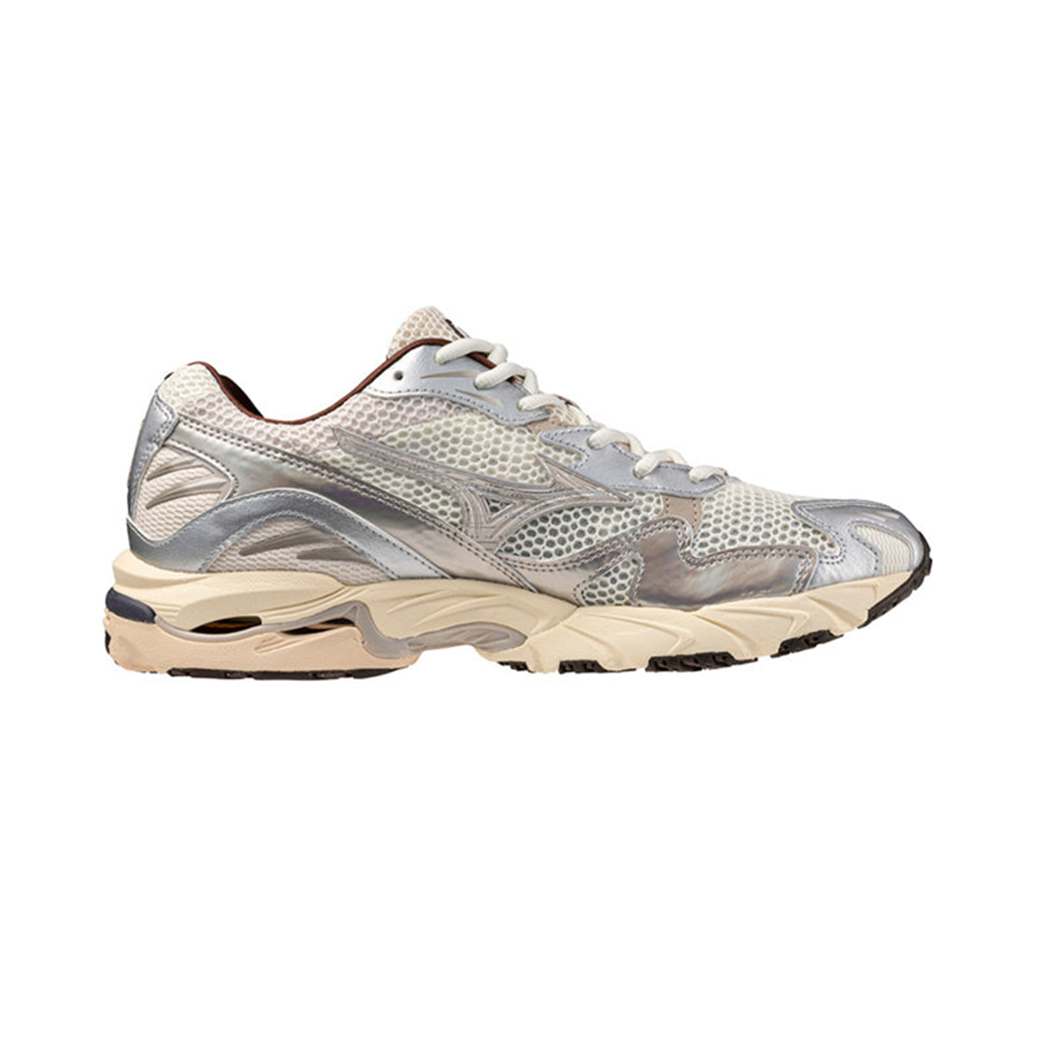 Mizuno - Wave Rider 10 - Snow White/Silver Cloud/Chicory Coffee